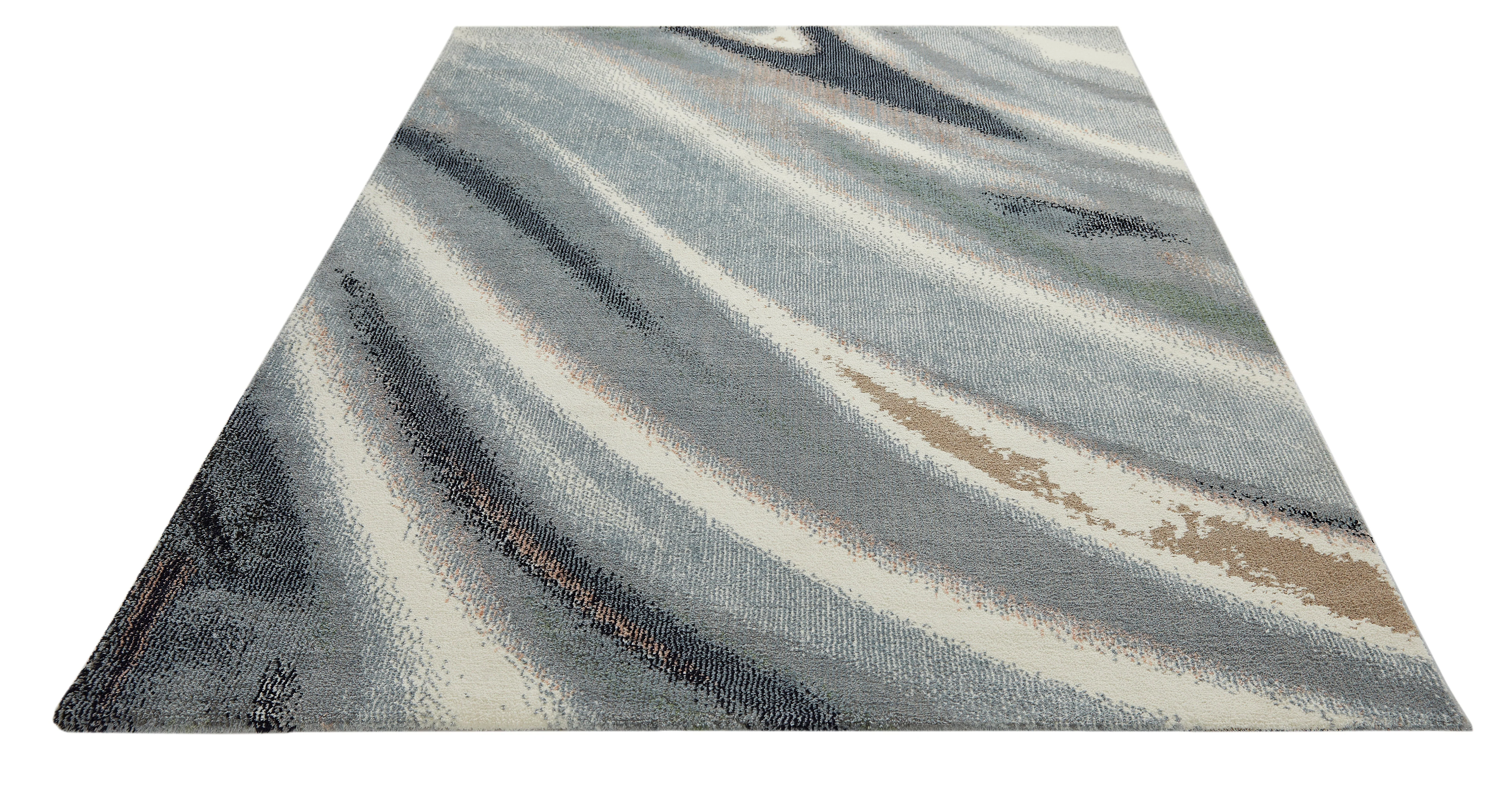 Nourison Amara Ivory Grey Blue AMA106 - Image 3