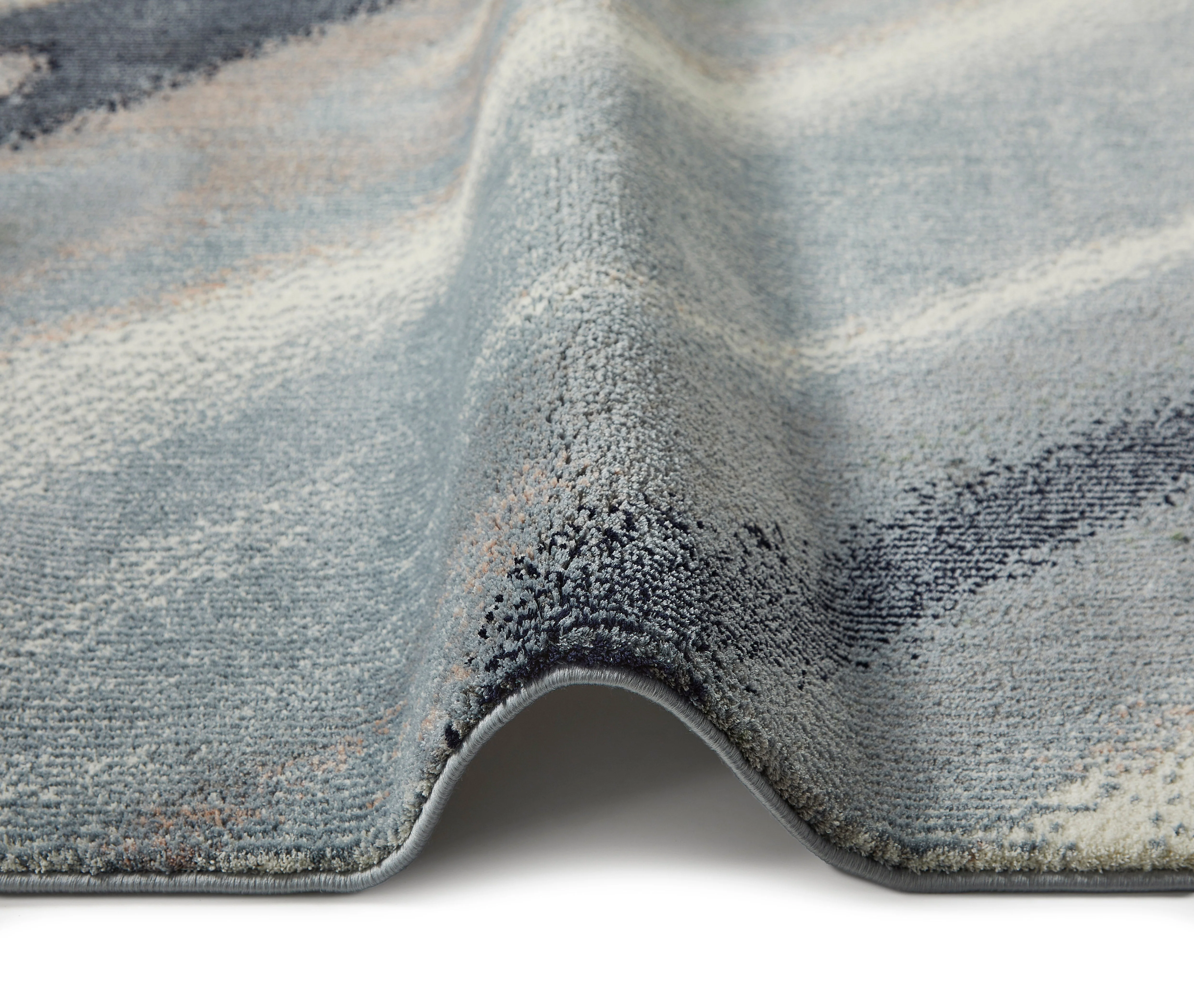 Nourison Amara Ivory Grey Blue AMA106 - Image 4