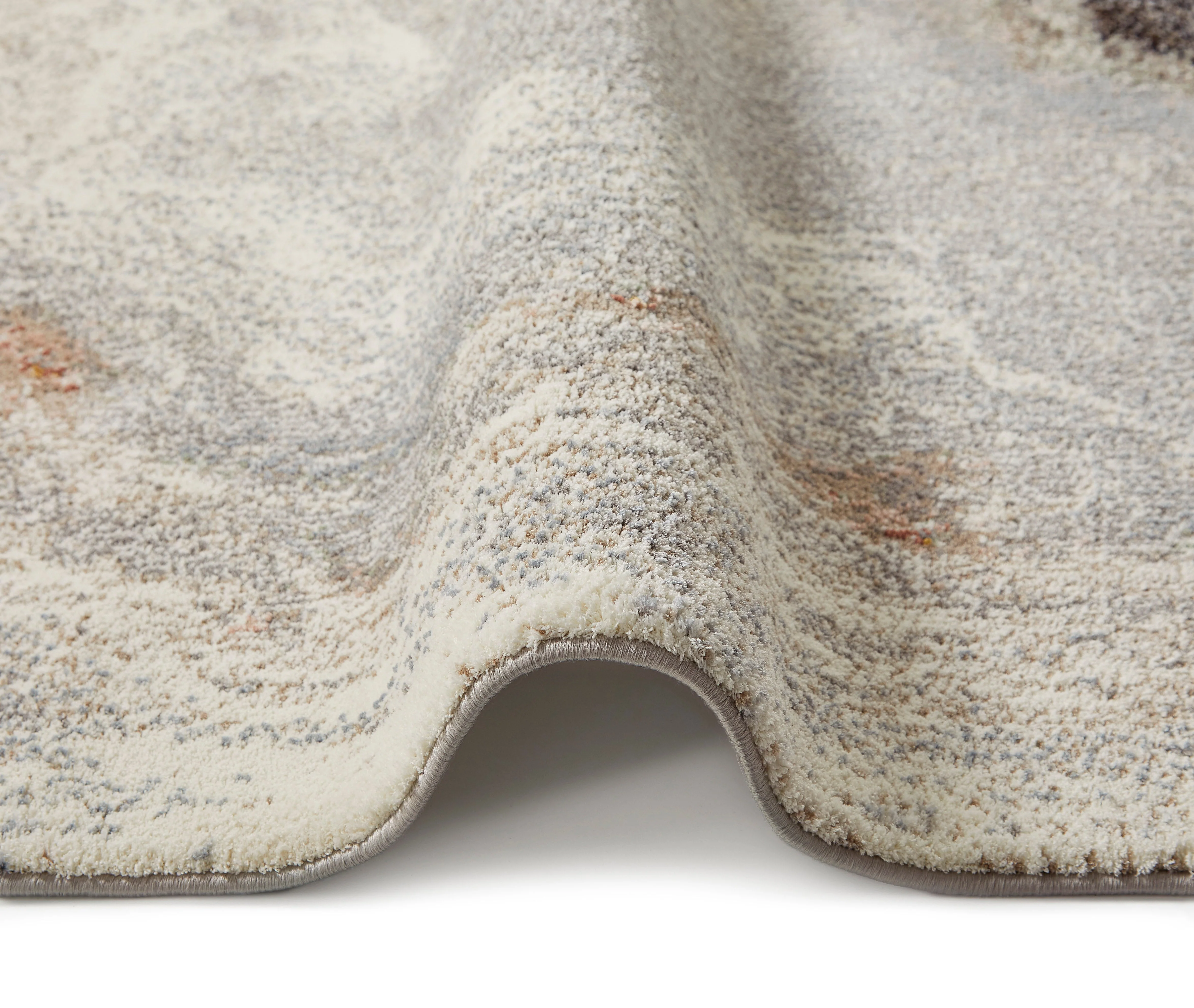 Nourison Amara Ivory Grey Taupe AMA01 - Image 4