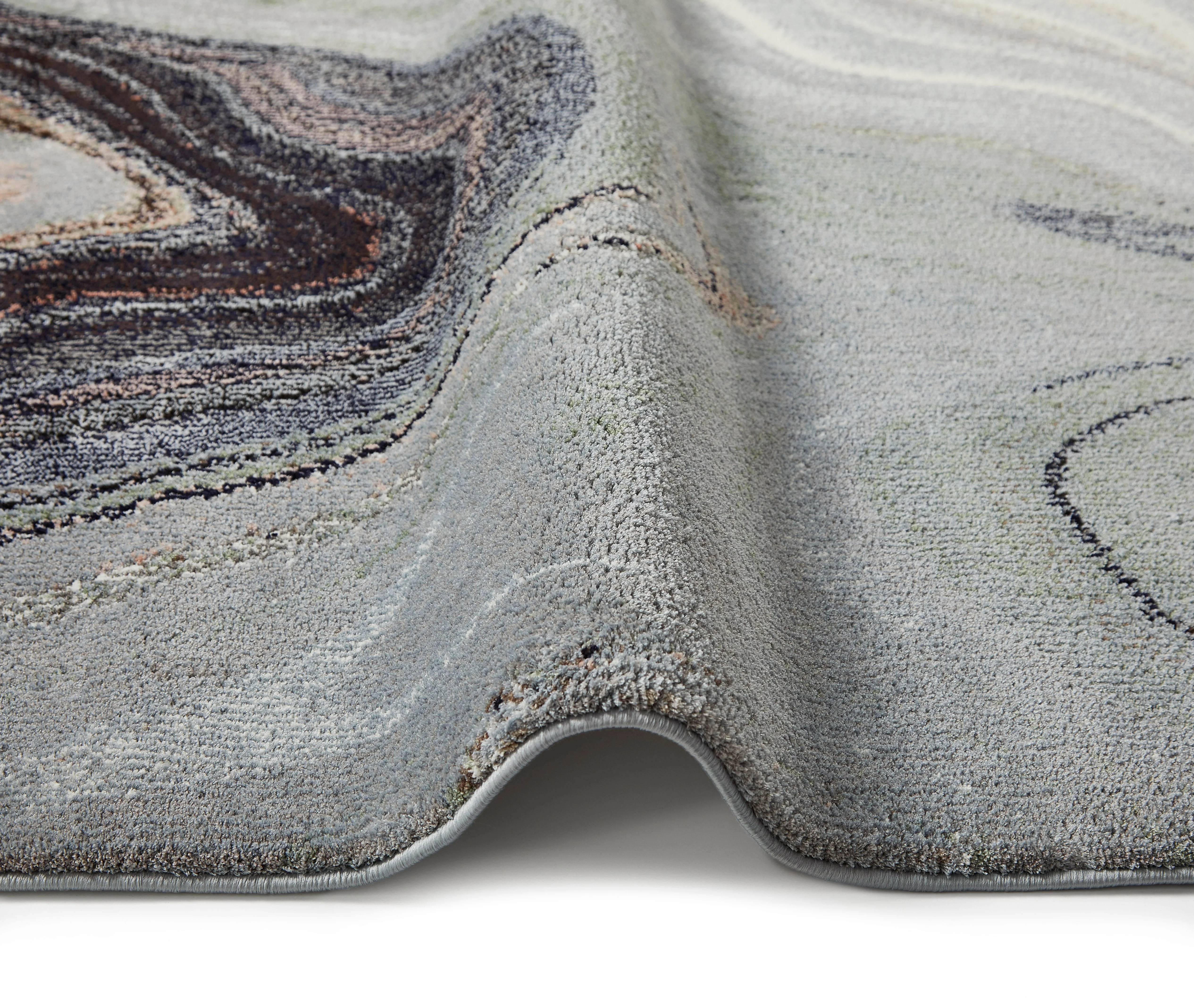 Nourison Amara Sage Grey AMA104 - Image 4