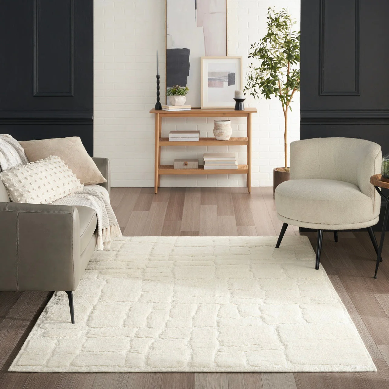 Nourison Blanco Ivory BLO02 - Image 4