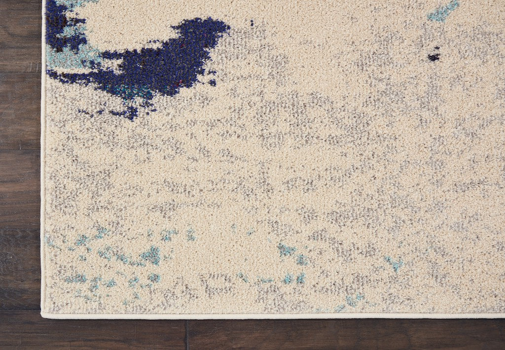 Nourison Celestial Ivory Blue CES02 - Image 4