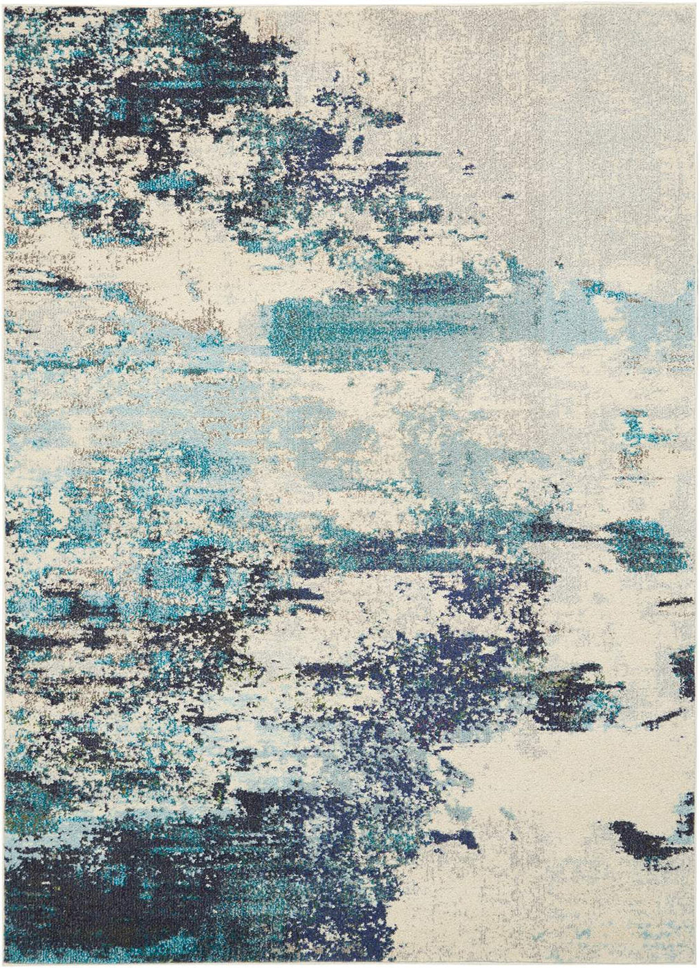 Nourison Celestial Ivory Blue CES02 - Image 7