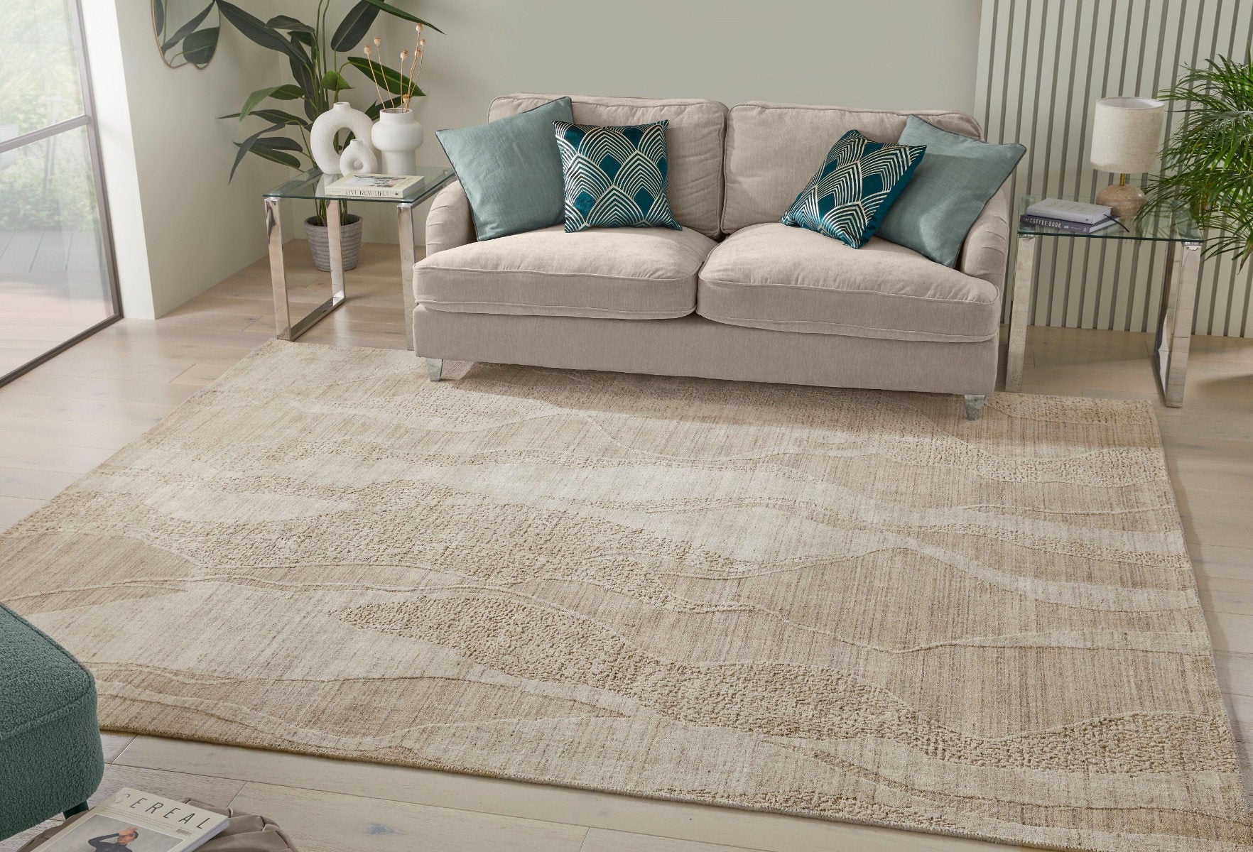 Nourison Dune Beige DU147 - Image 2
