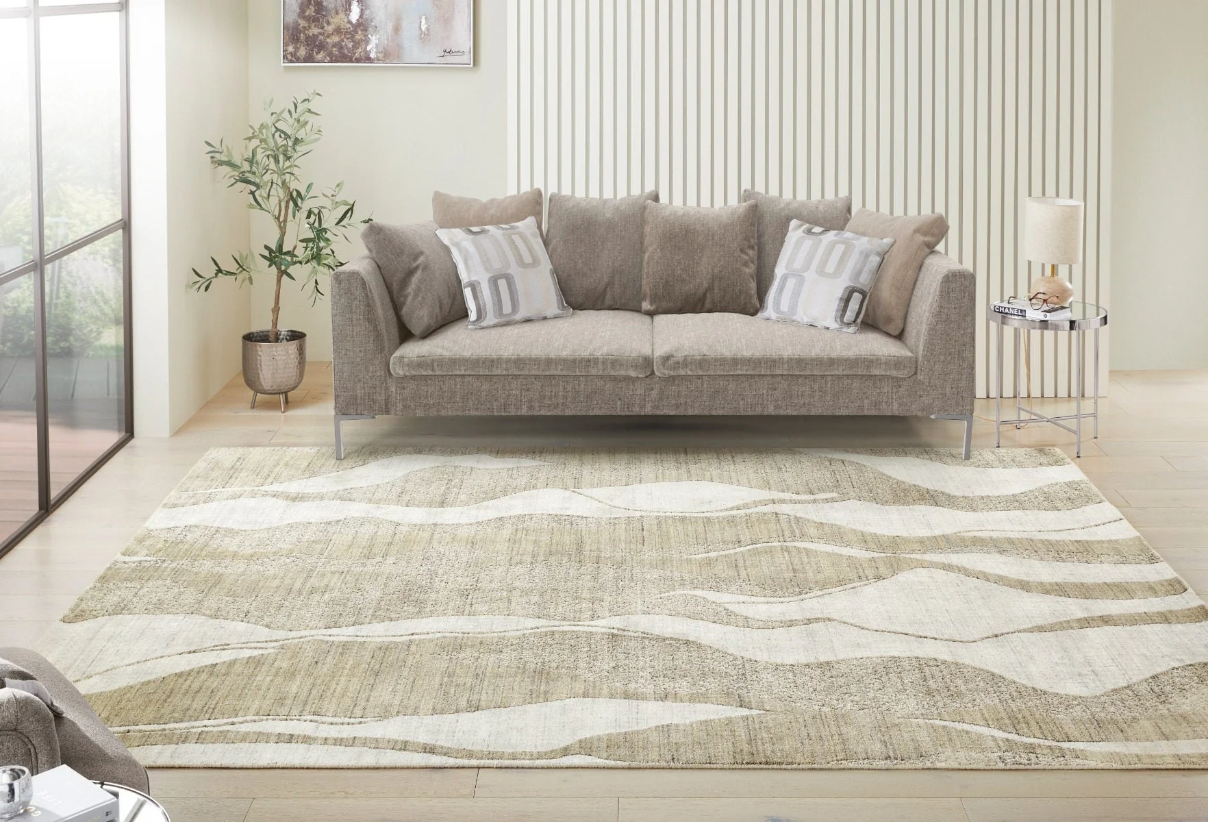 Nourison Dune Ivory Mink DU147 - Image 2
