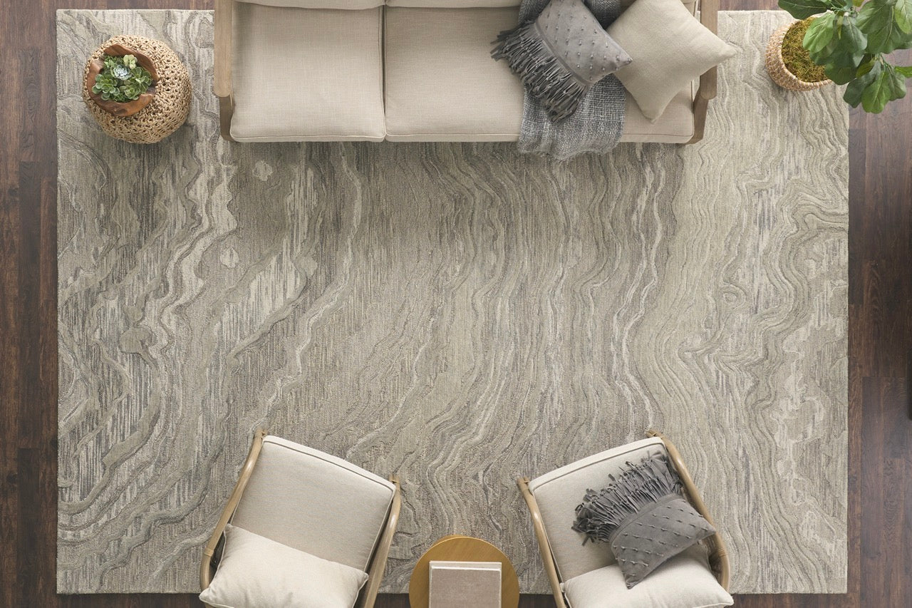 Nourison Graceful Grey GRU01 - Image 3