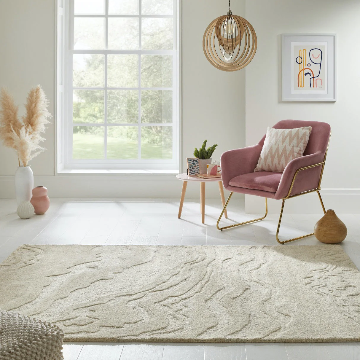 Nourison Graceful Ivory GRU01 - Image 2