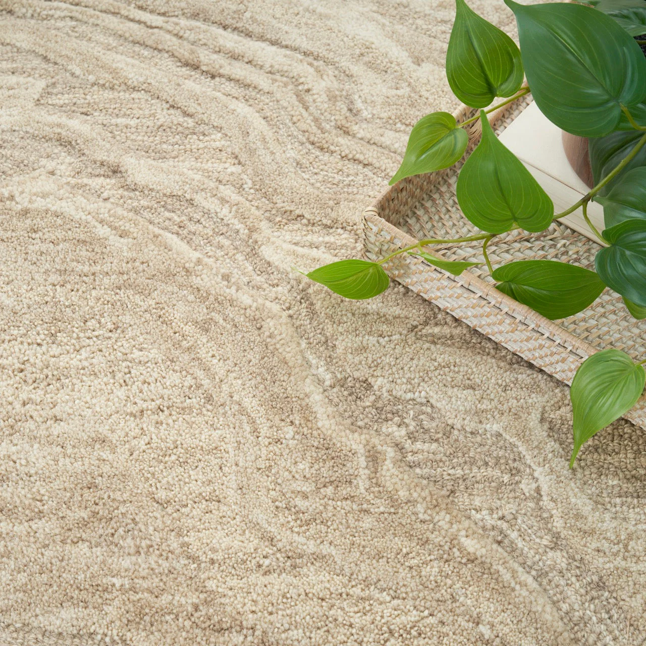 Nourison Graceful Taupe GRU01 - Image 5