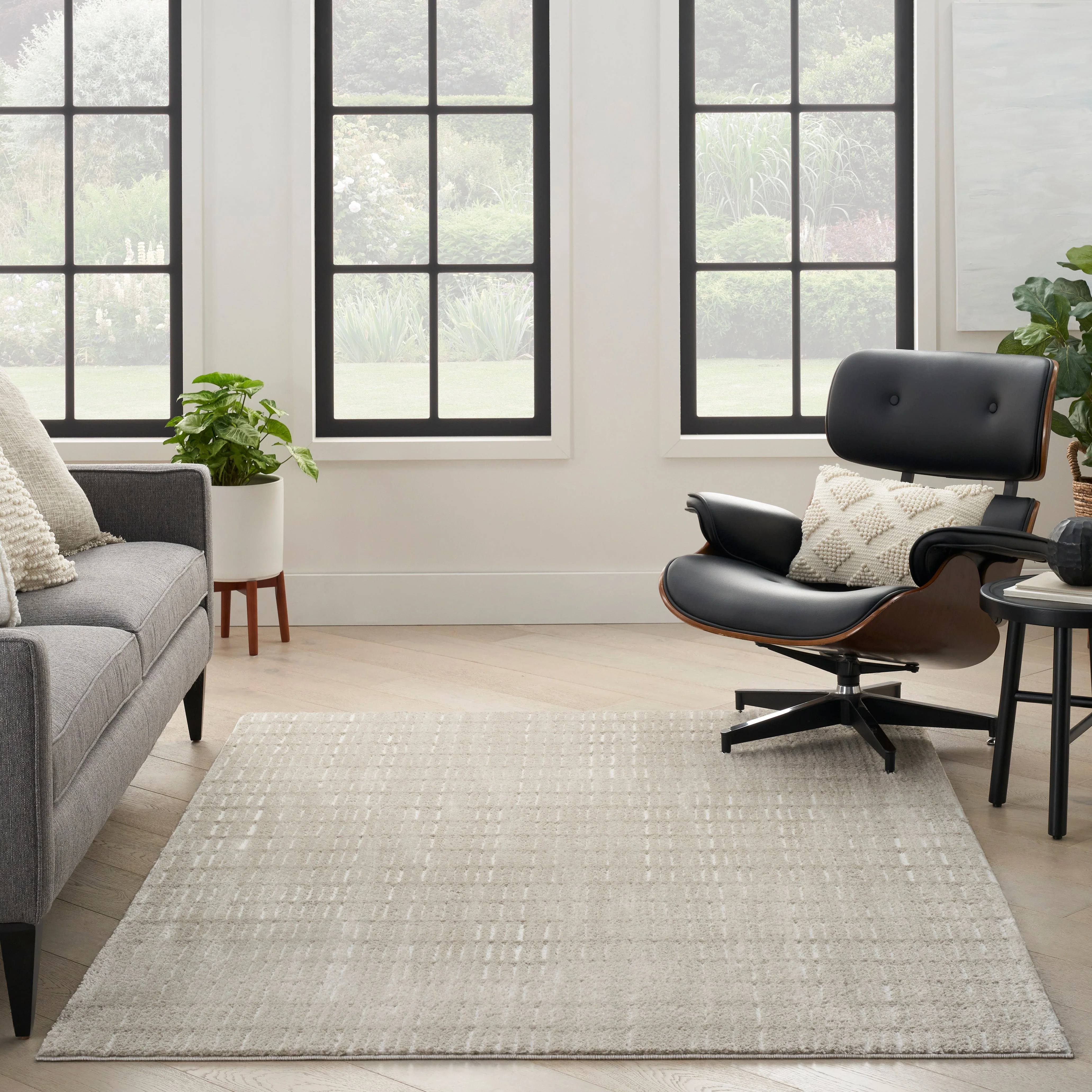 Nourison Modern Comfort Grey Ivory MNC03 - Image 2
