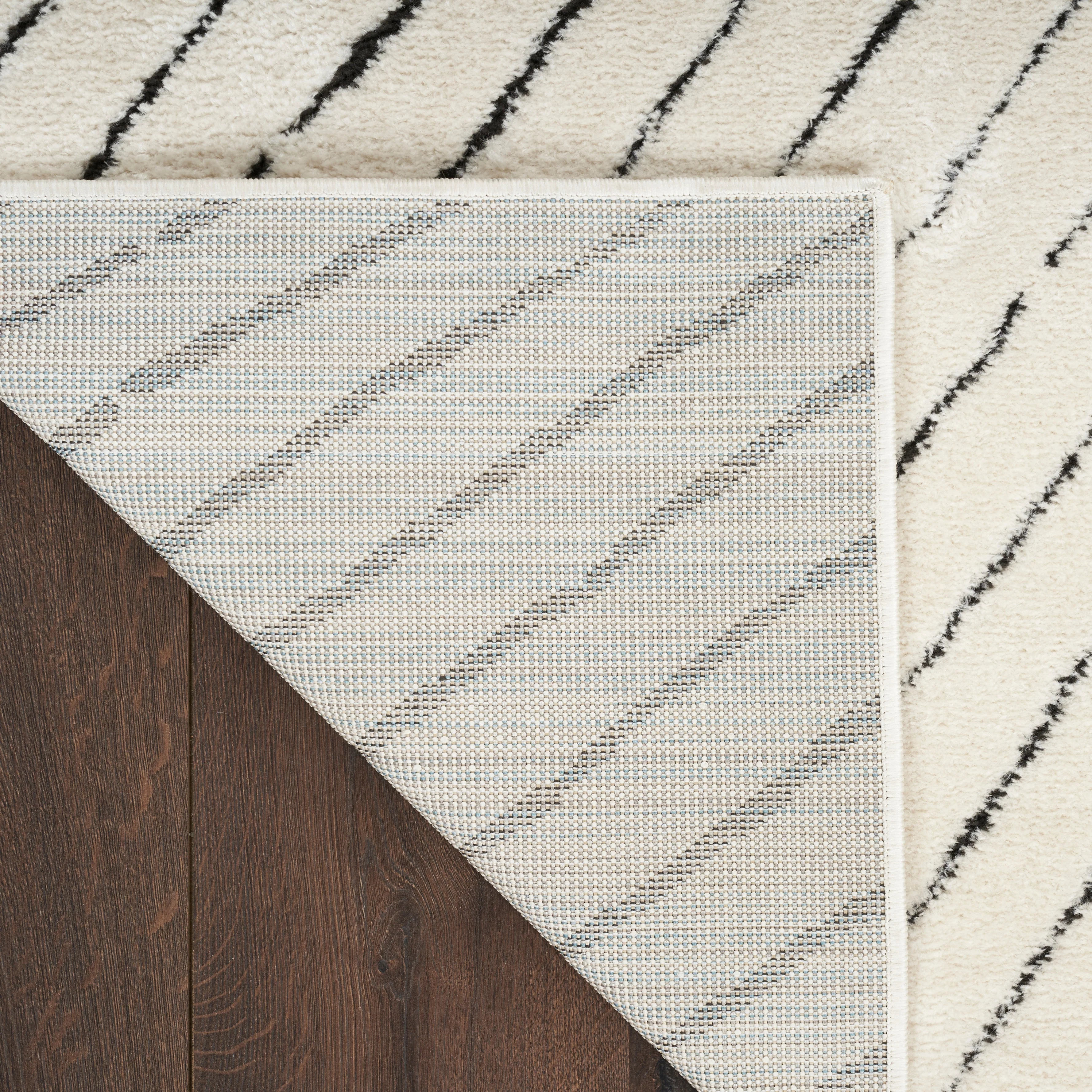 Nourison Modern Comfort Ivory Black MNC01 - Image 6
