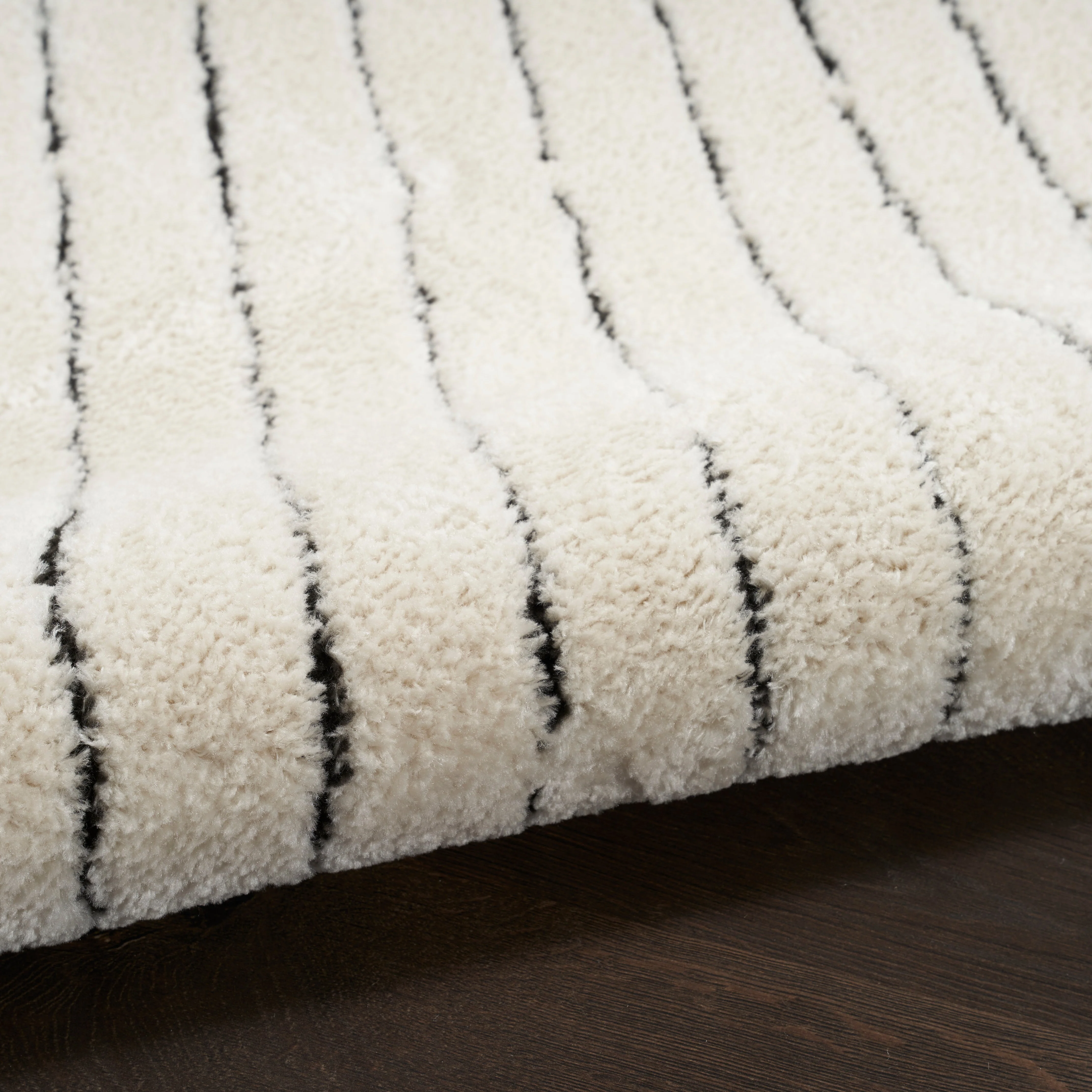 Nourison Modern Comfort Ivory Black MNC01 - Image 8