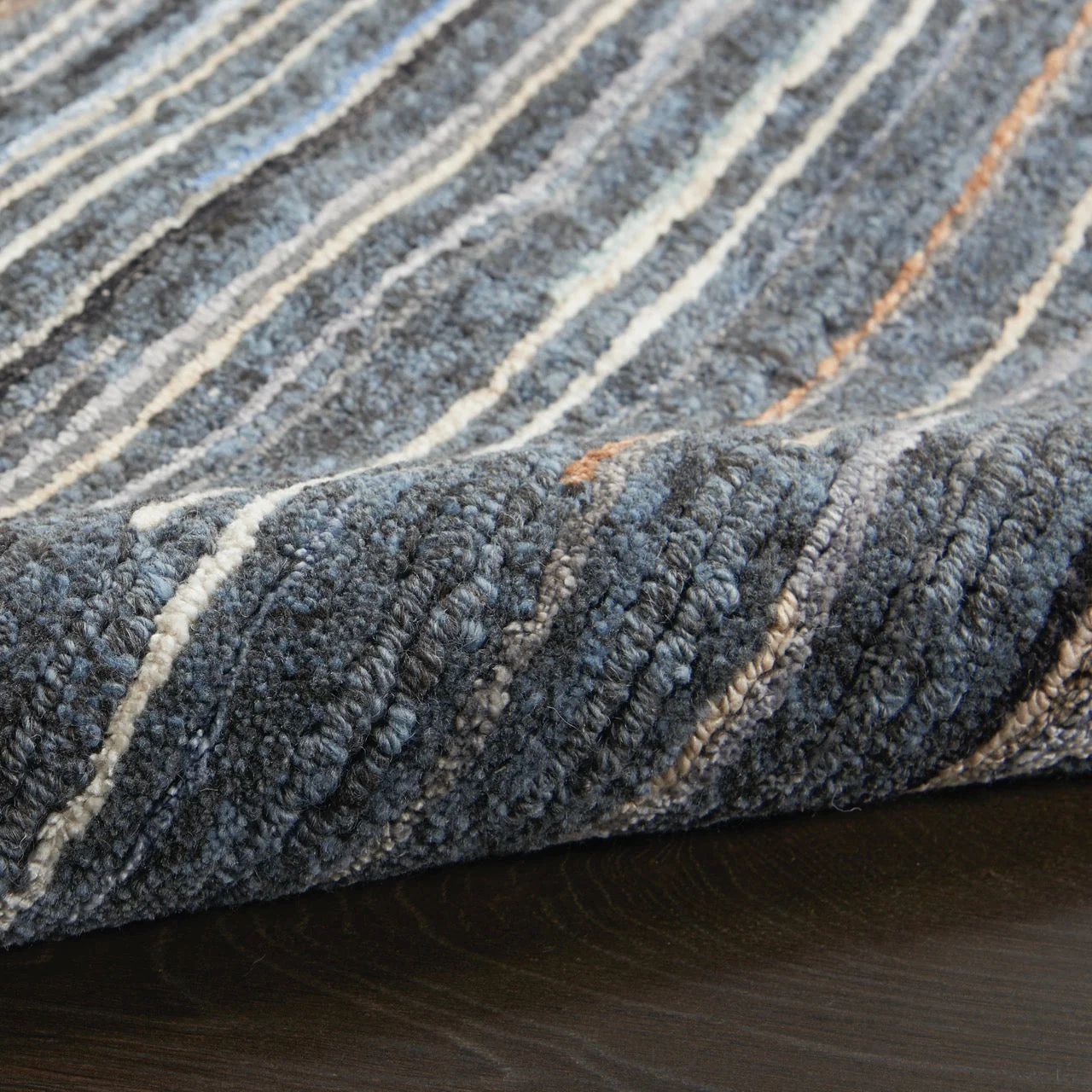 Nourison Plateau Blue PAE01 - Image 7