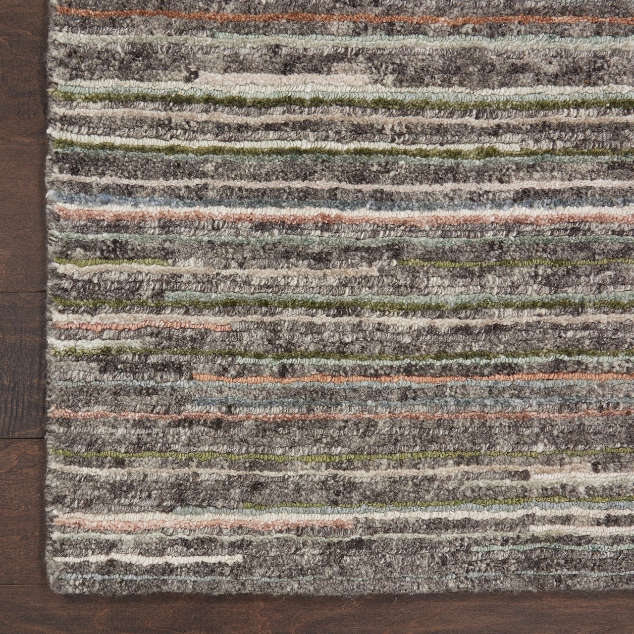 Nourison Plateau Grey Green PAE01 - Image 5