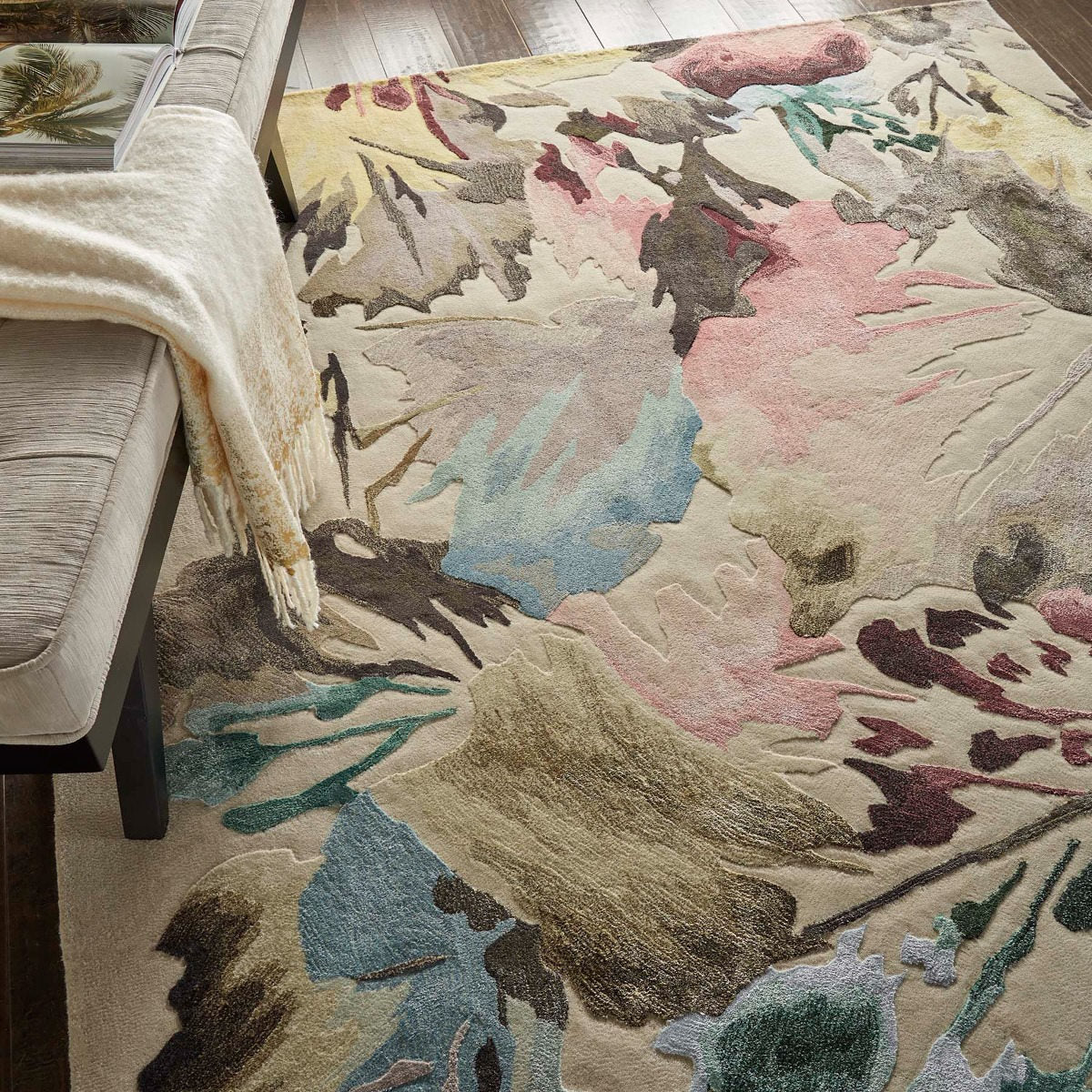 Nourison Prismatic Beige Multi PRS15 - Image 3