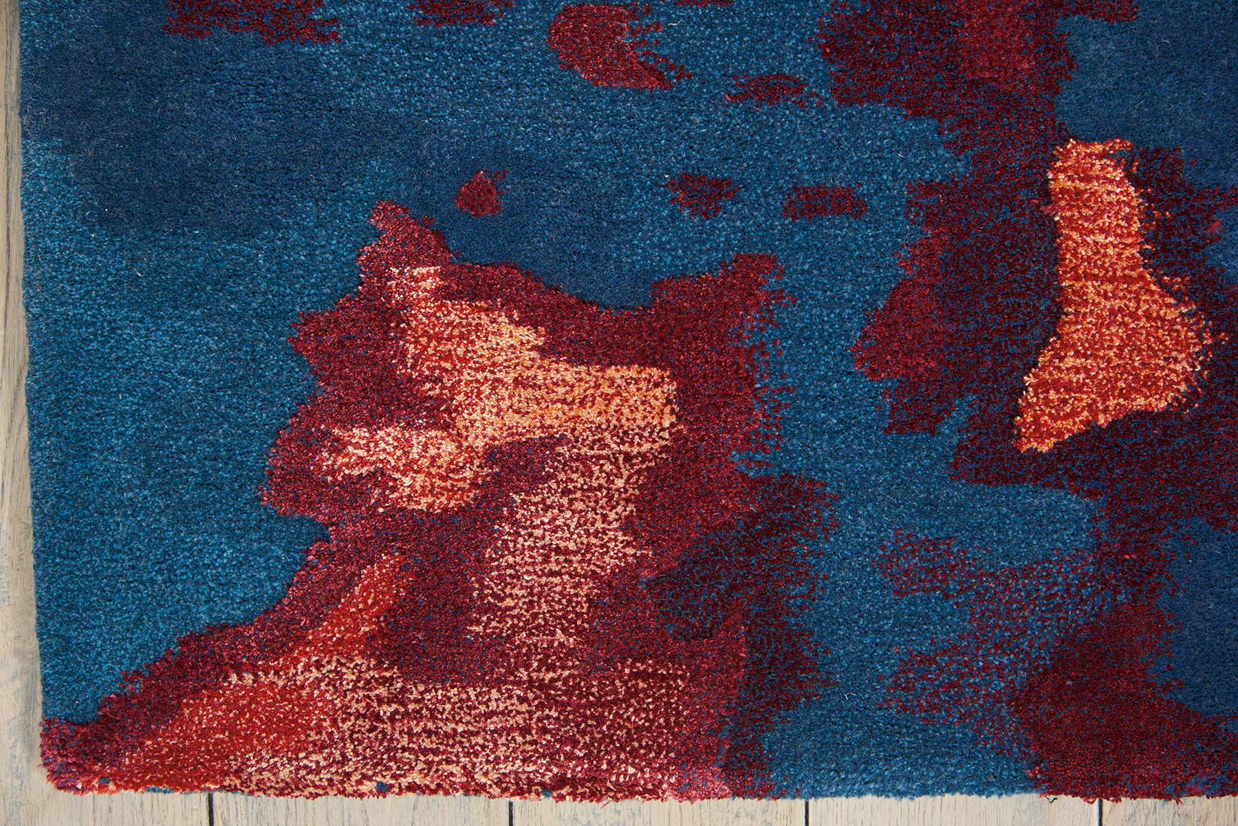 Nourison Prismatic Blue Flame PRS13 - Image 3