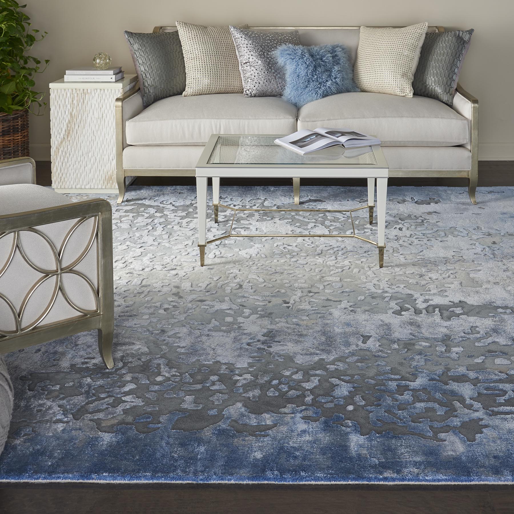 Nourison Prismatic Denim PRS17 - Image 3