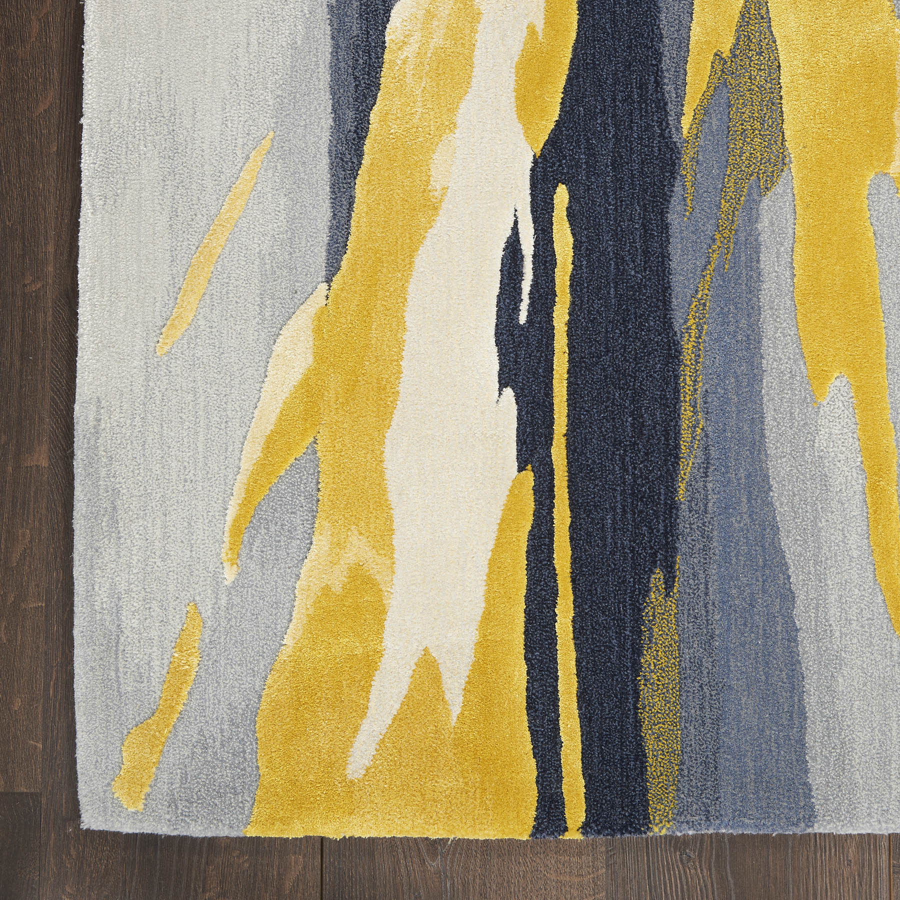 Nourison Prismatic Grey Gold PRS24 - Image 3