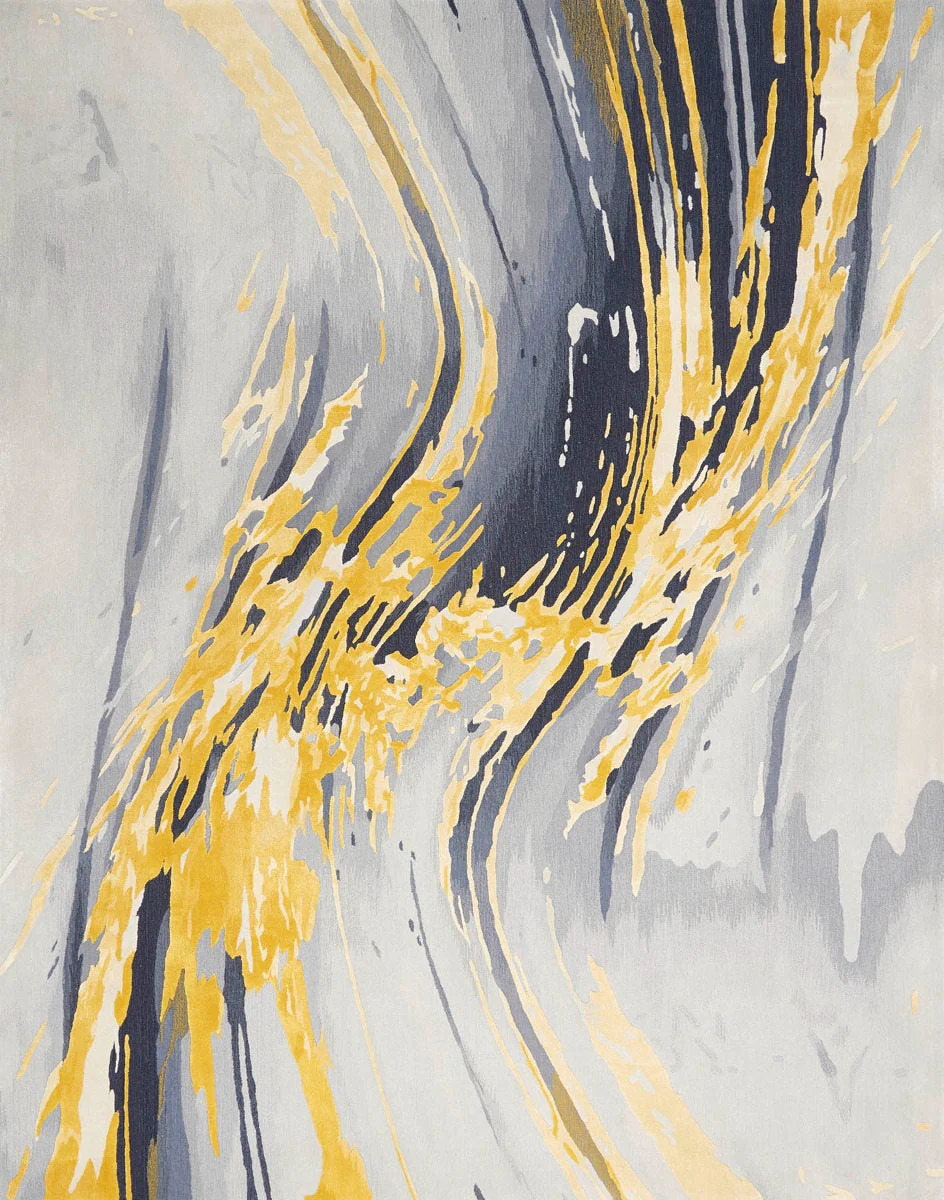 Nourison Prismatic Grey Gold PRS24 - Image 7
