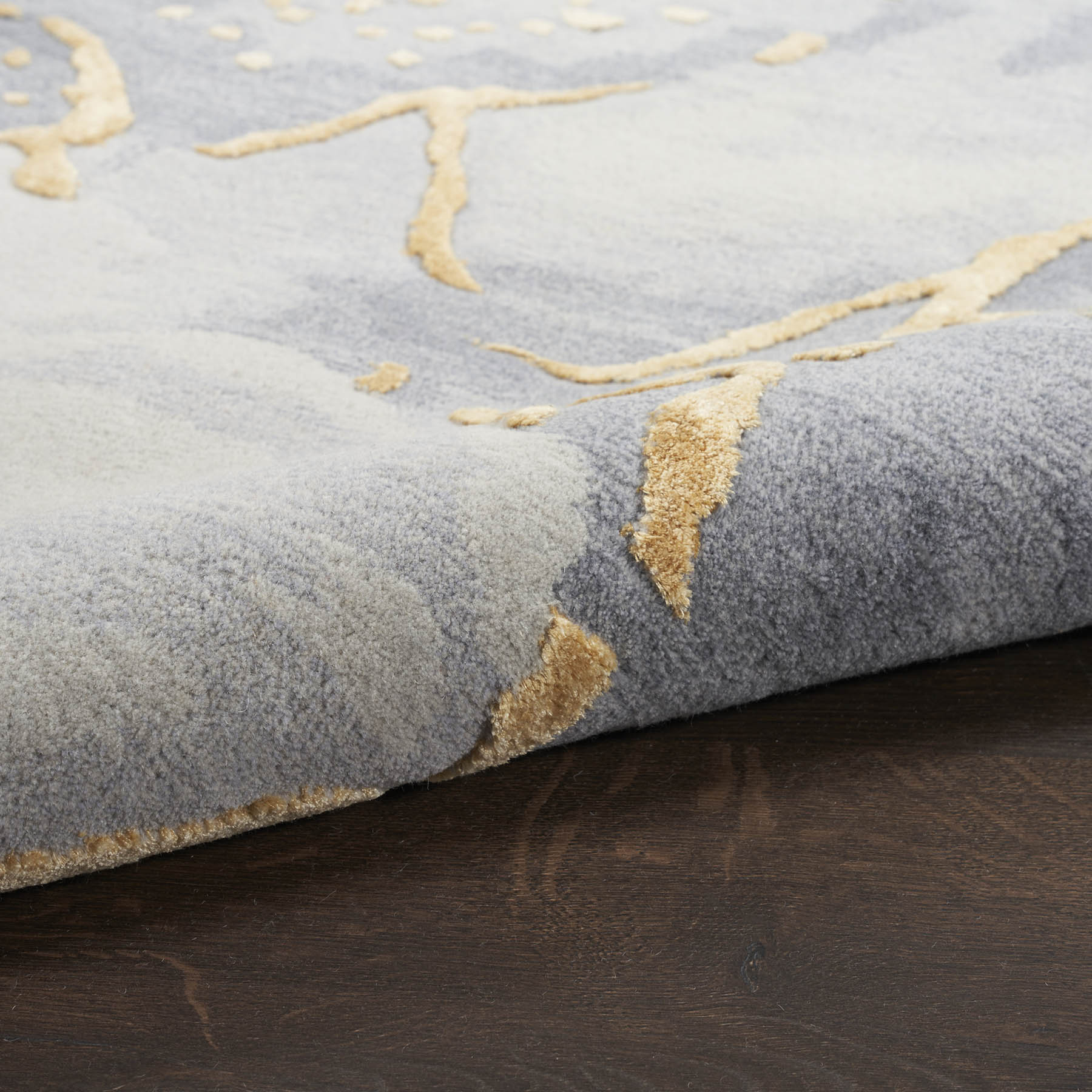 Nourison Prismatic Grey Gold PRS28 - Image 6