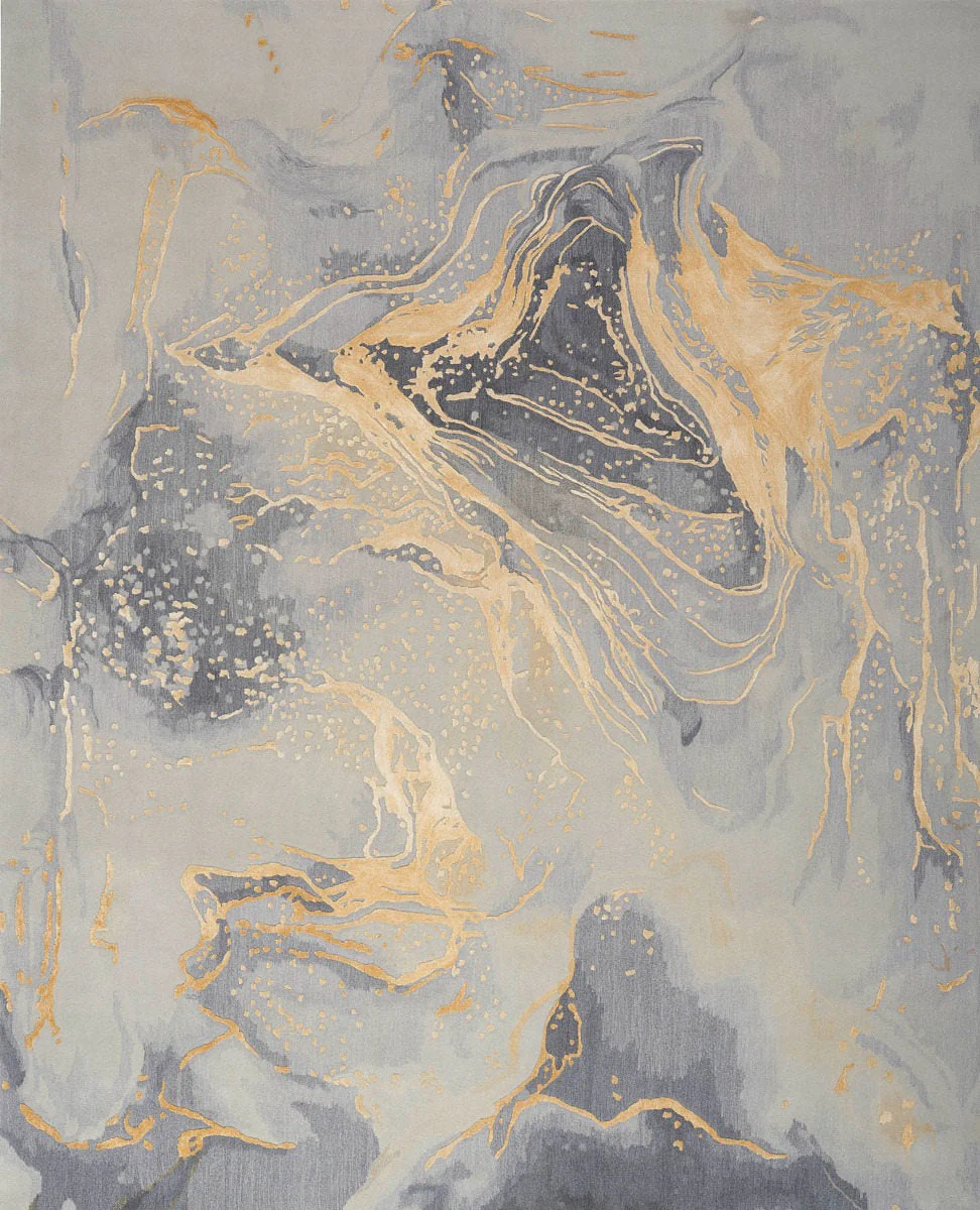 Nourison Prismatic Grey Gold PRS28 - Image 7