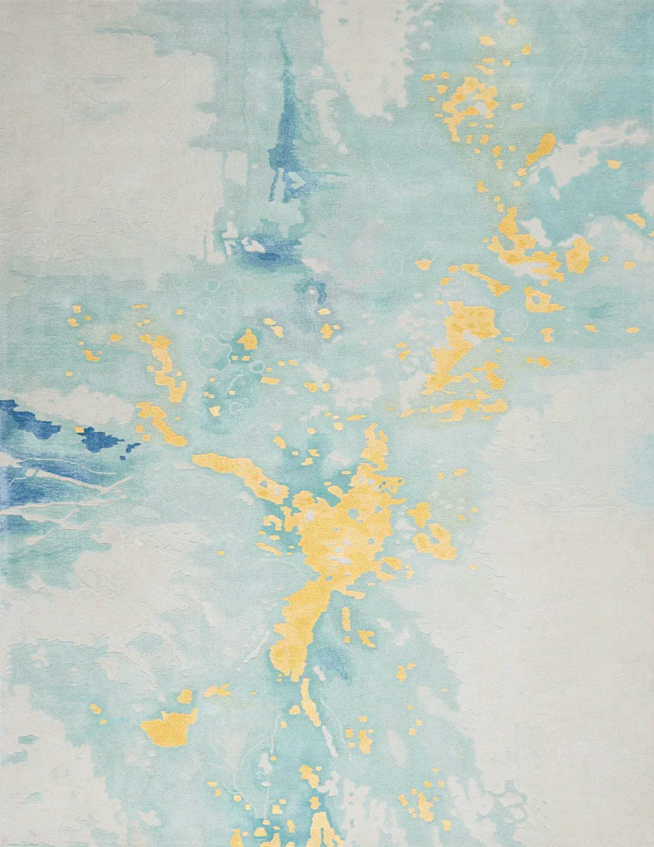 Nourison Prismatic Seafoam Gold PRS26 - Image 7