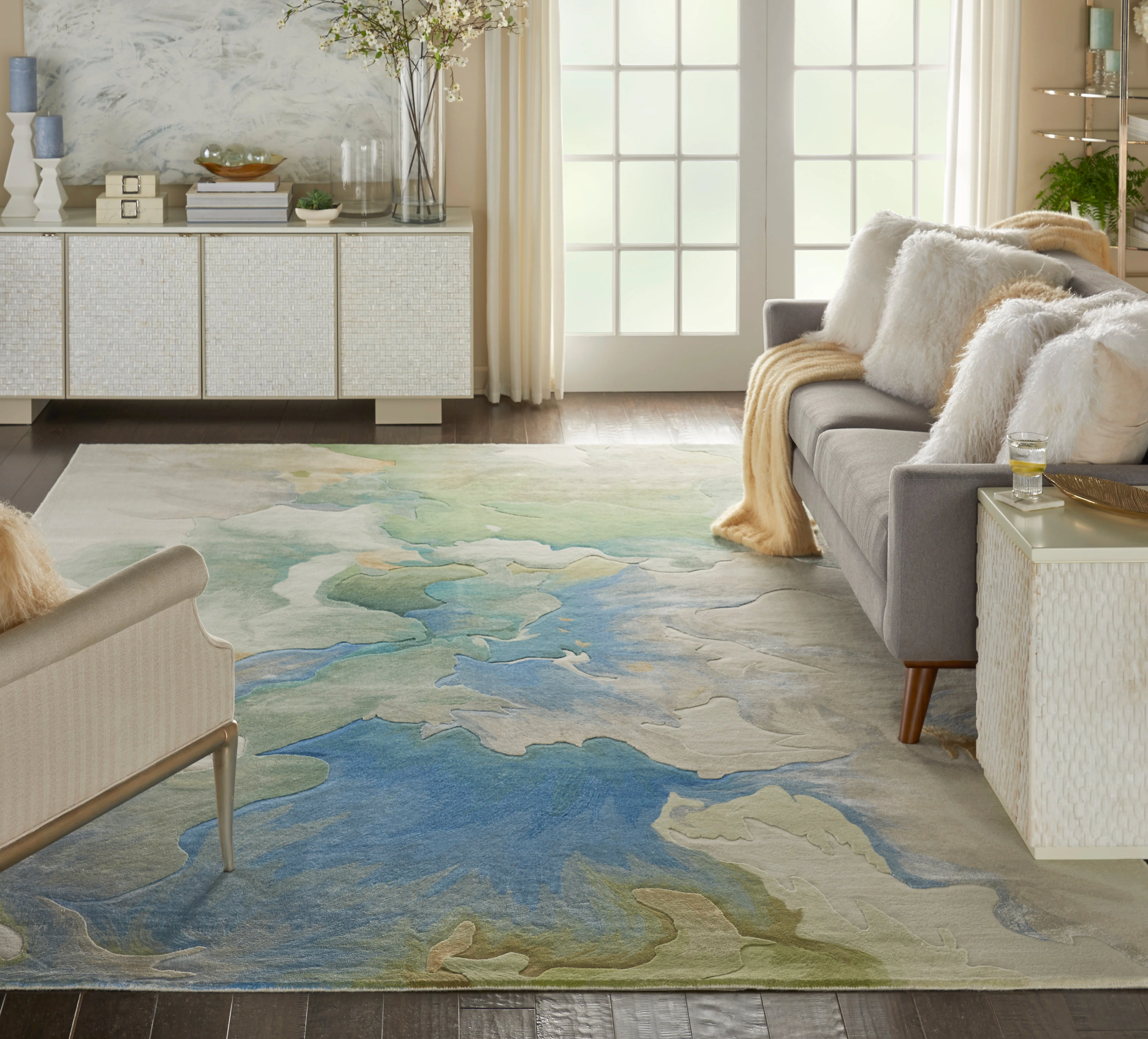 Nourison Prismatic Seafoam PRS16 - Image 2