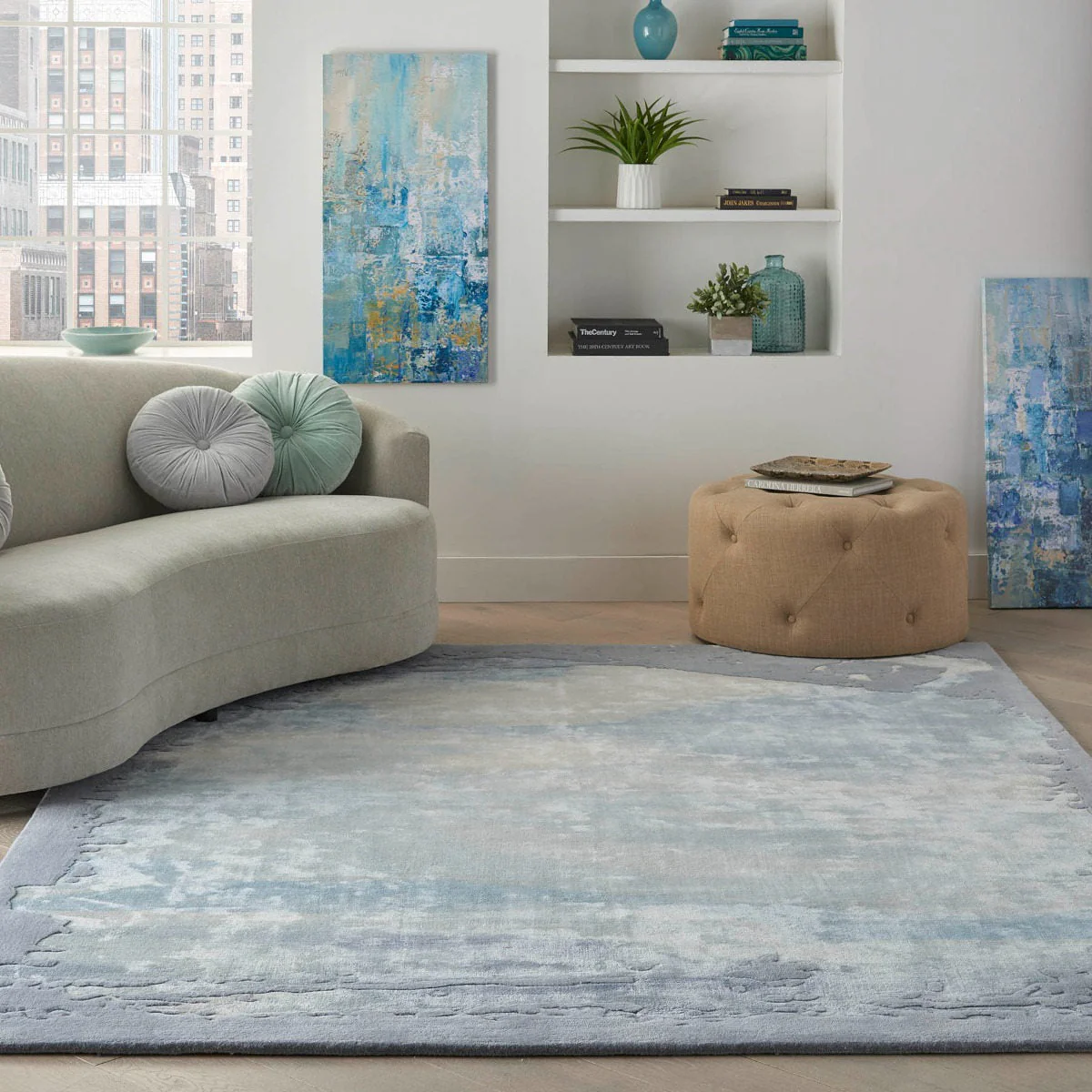 Nourison Prismatic Seafoam Silver PRS19 - Image 2