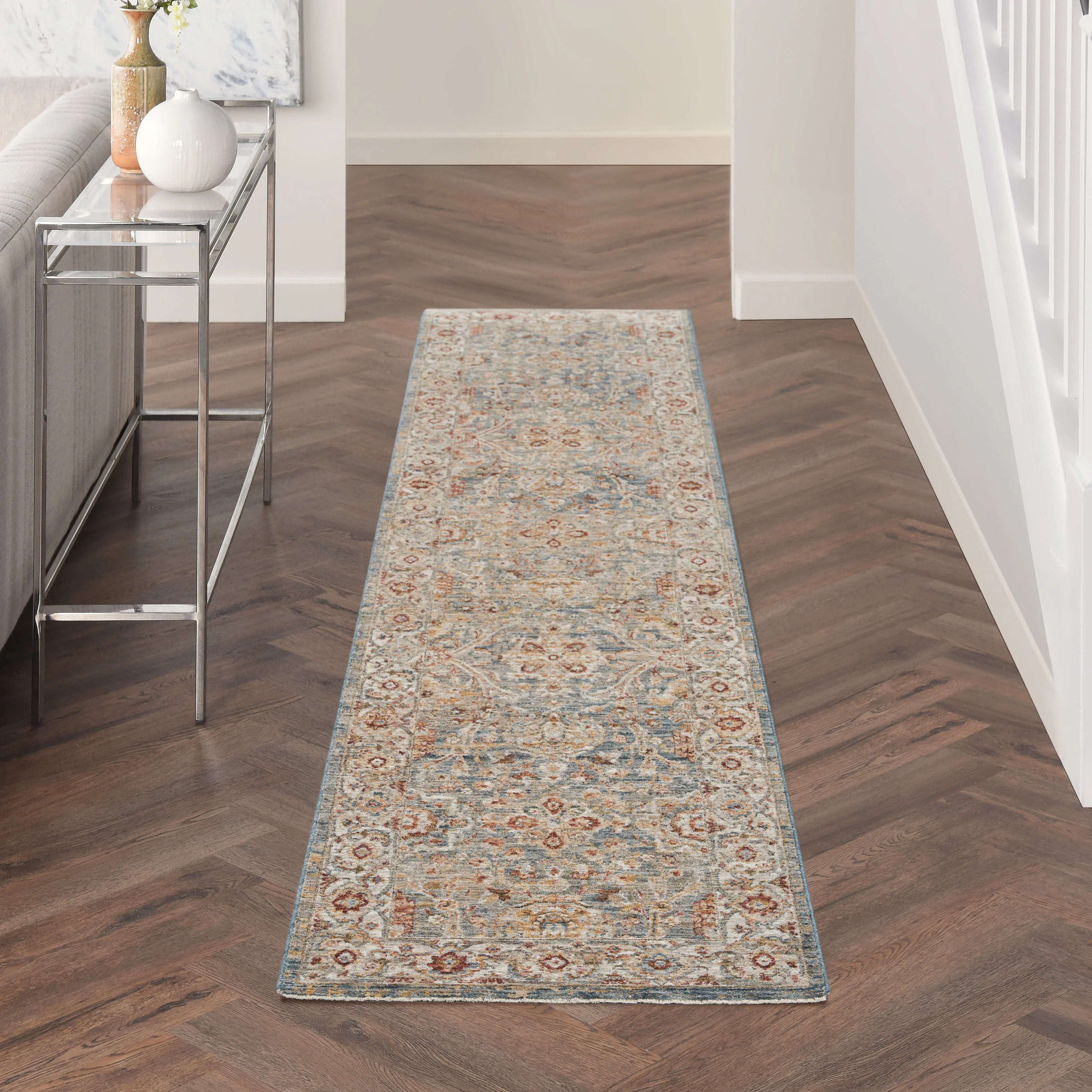 Nourison Sahar Blue SHR03 - Image 4
