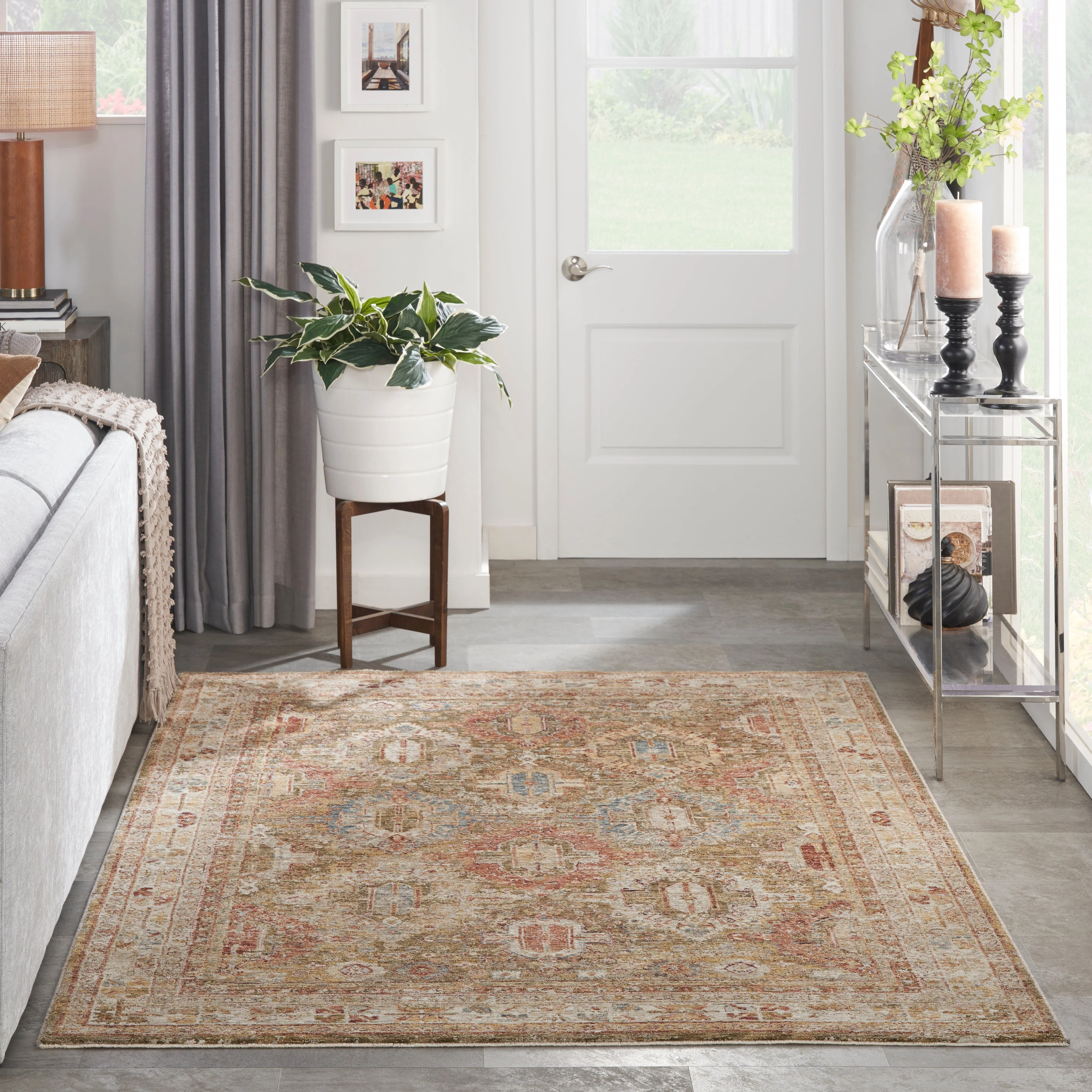Nourison Sahar Green SHR01 - Image 3