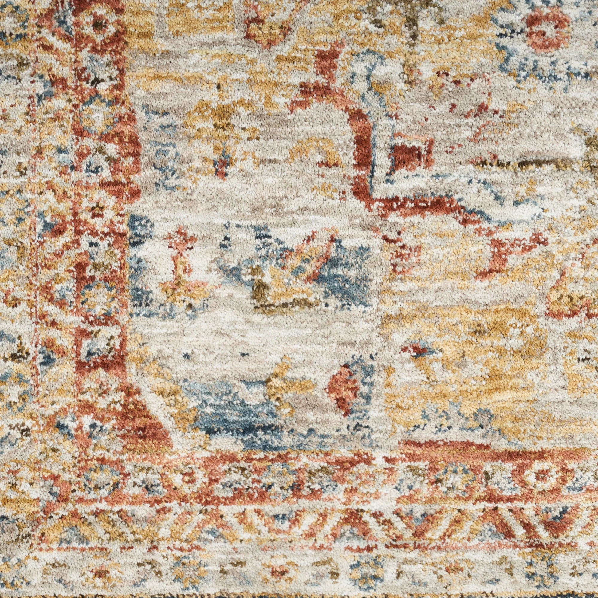Nourison Sahar Ivory Blue SHR06 - Image 4
