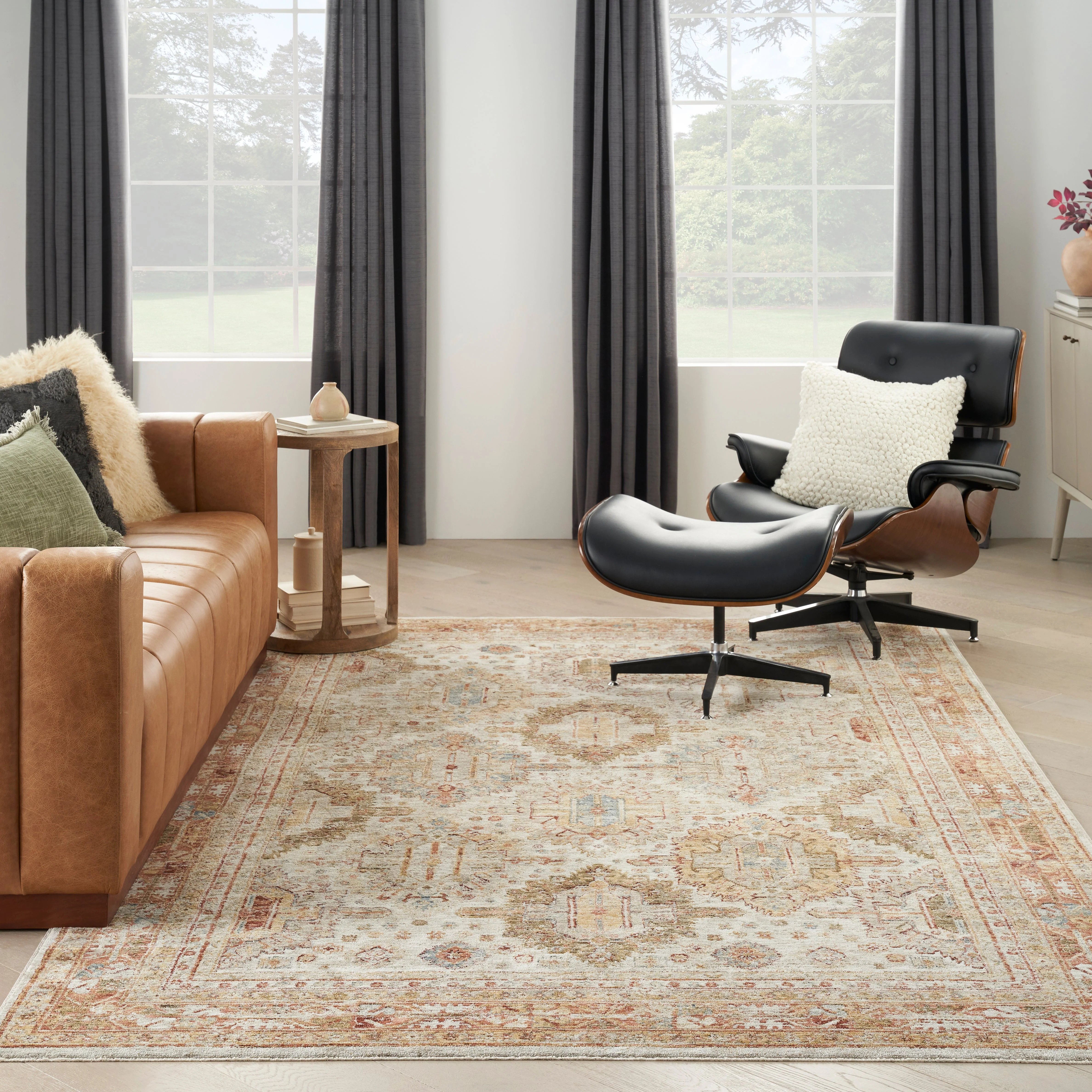 Nourison Sahar Ivory Multicolour SHR01 - Image 3