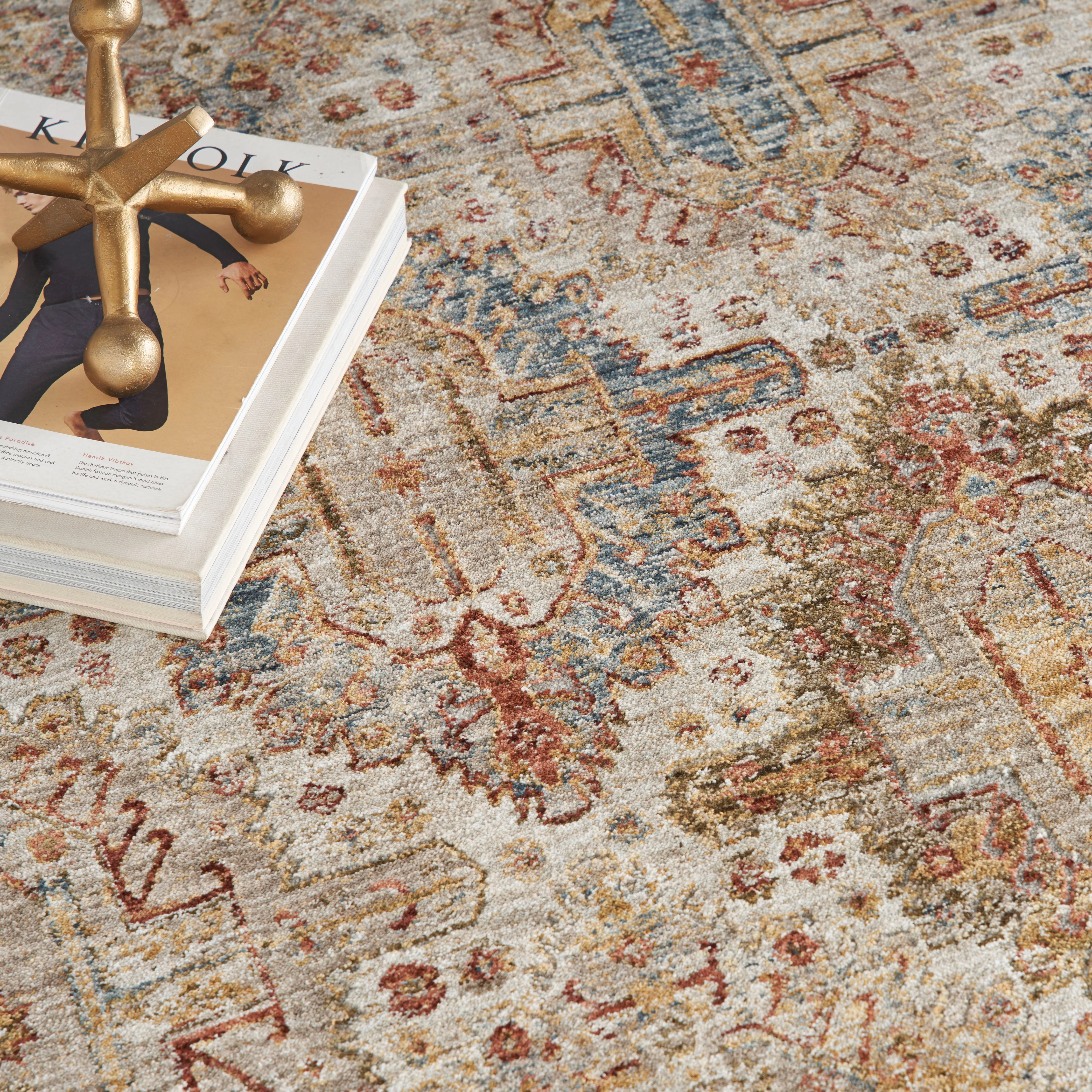 Nourison Sahar Ivory Multicolour SHR01 - Image 4