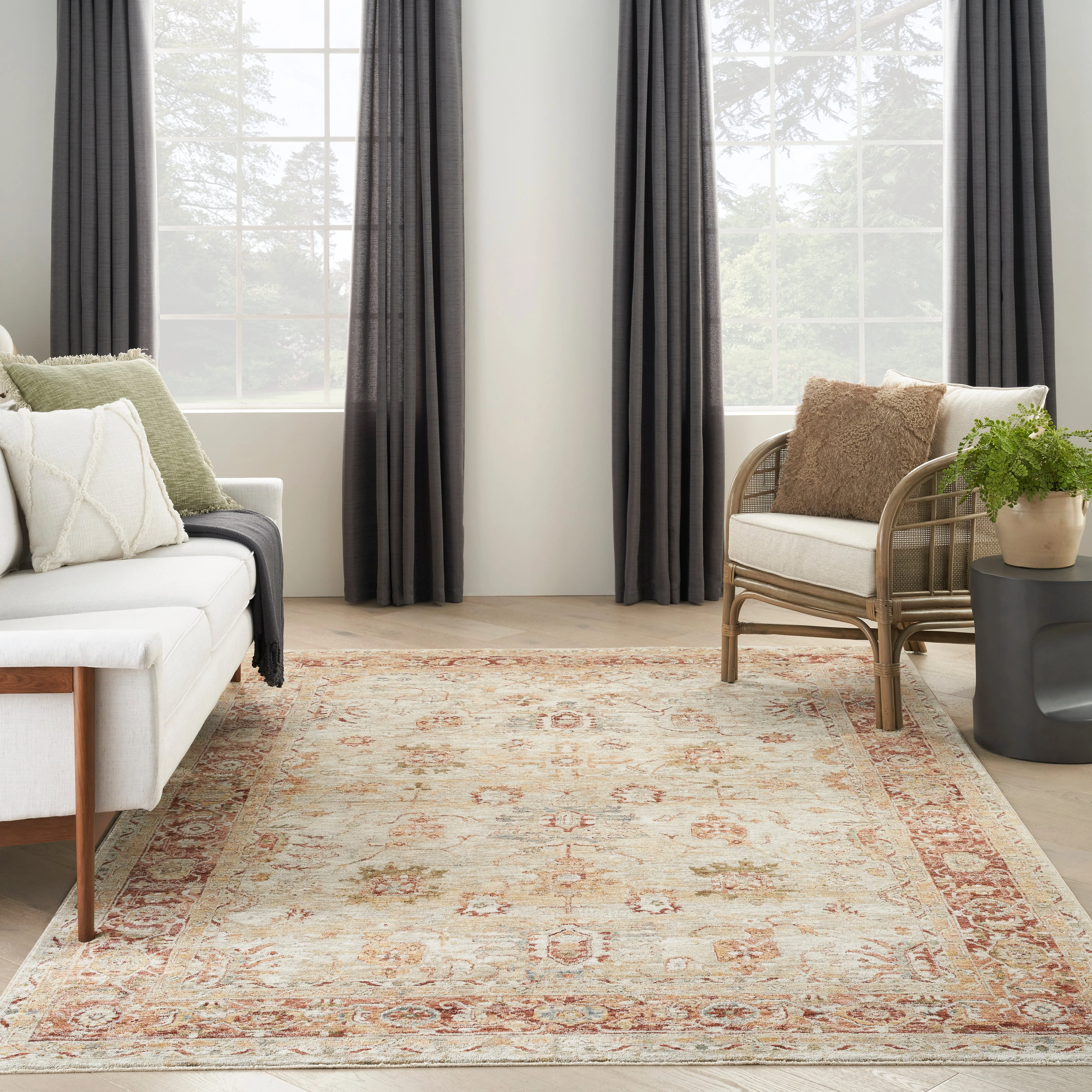 Nourison Sahar Ivory SHR02 - Image 2