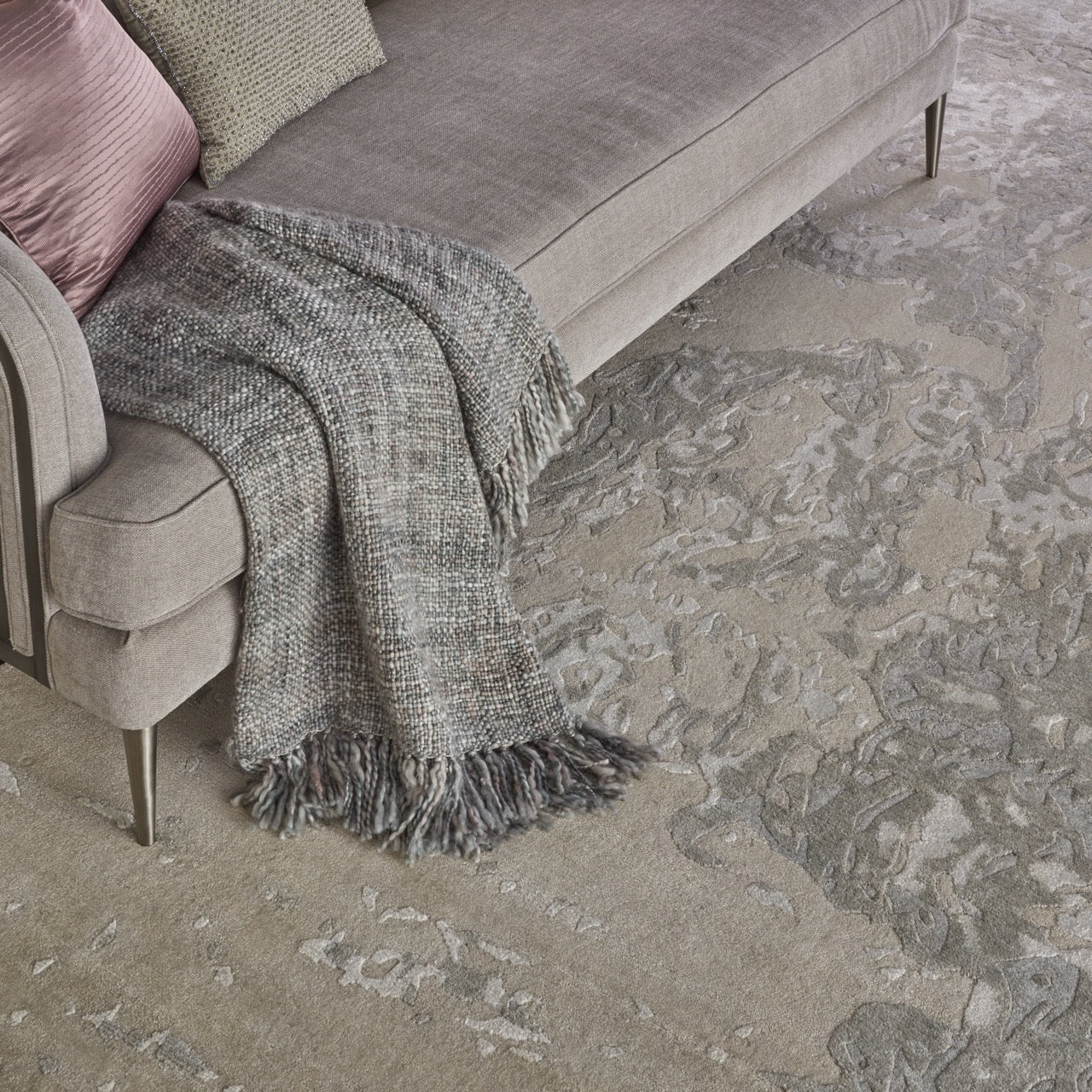 Nourison Silk Shadows SHA17 Sand - Image 6
