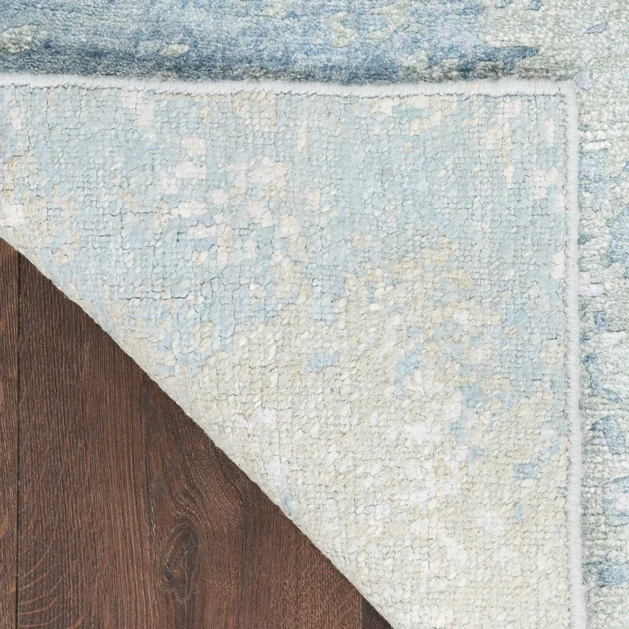 Nourison Silk Shadows SHA22 Blue Green - Image 8