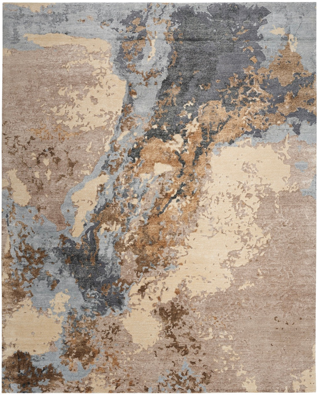 Nourison Silk Shadows SHA23 Beige Blue - Image 10