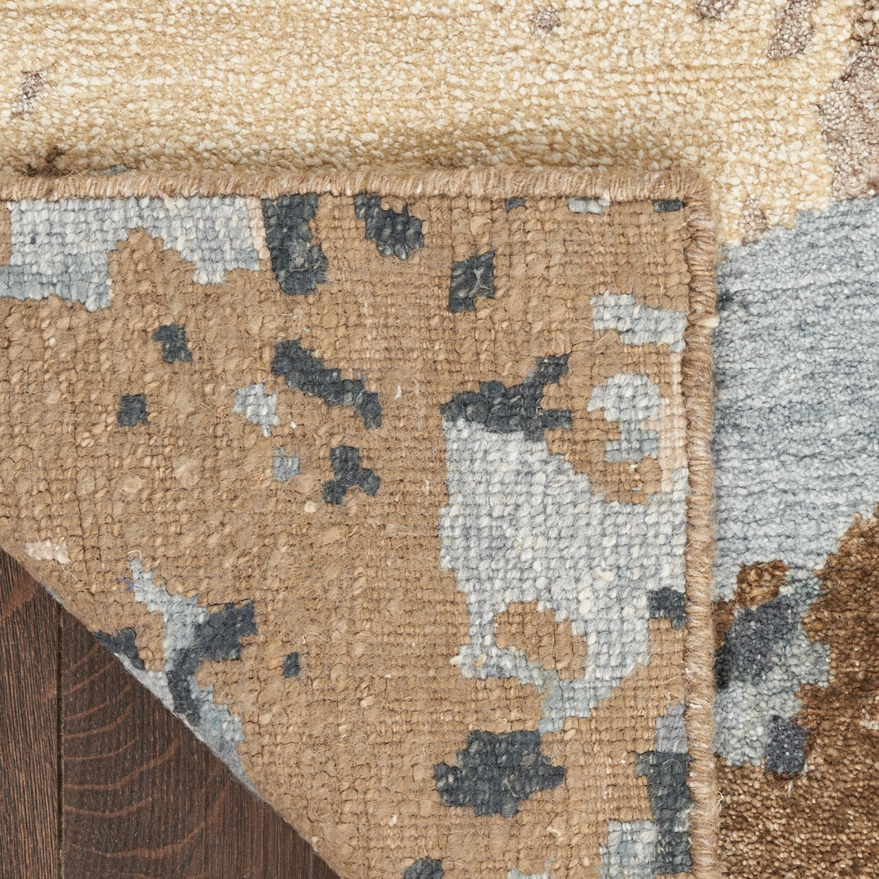 Nourison Silk Shadows SHA23 Beige Blue - Image 7