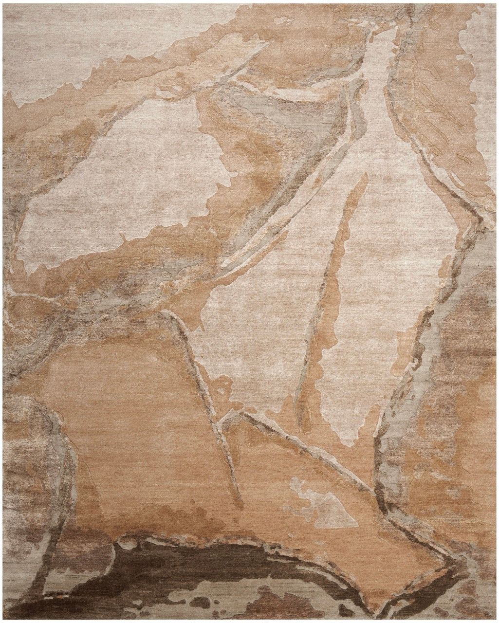 Nourison Silk Shadows SHA24 Beige Zilver - Image 13