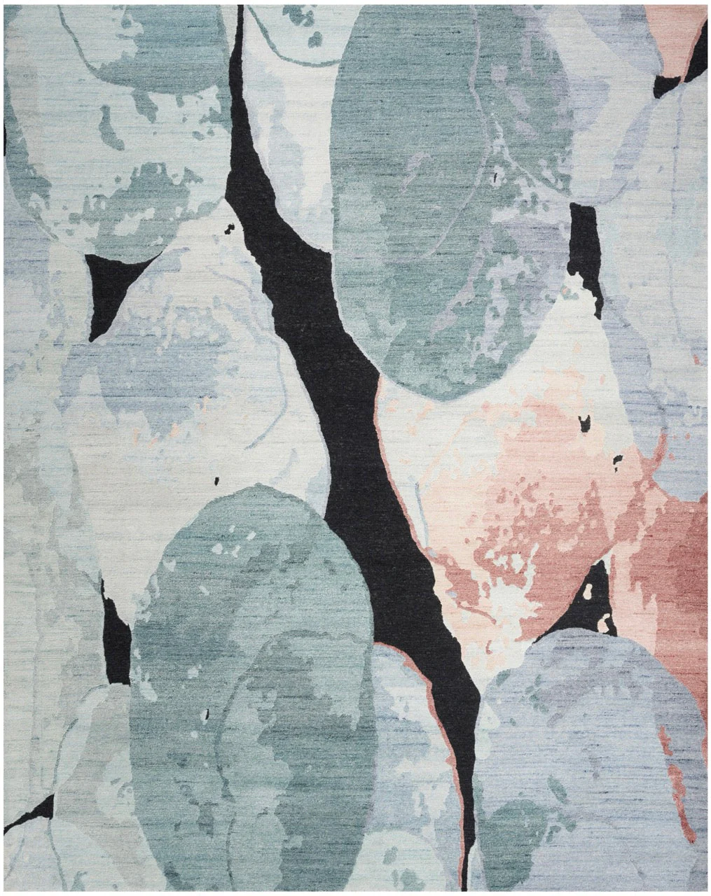 Nourison Silk Shadows SHA25 Blue Pink - Image 14