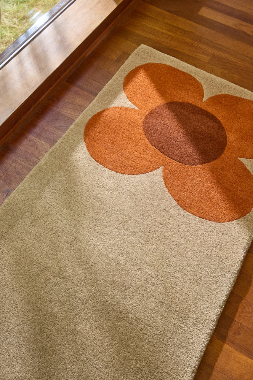 Orla Kiely Flower Placement Pumpkin 158203 - Image 4