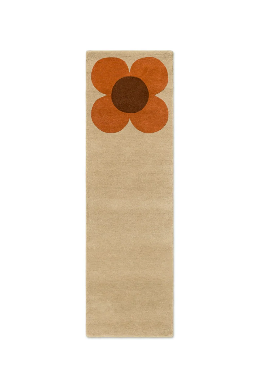 Orla Kiely Flower Placement Pumpkin 158203 - Image 5