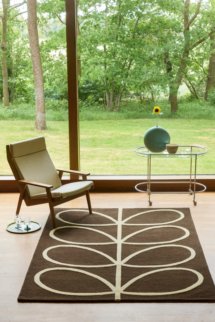 Orla Kiely Giant Linear Stem Walnut 059401 - Image 2