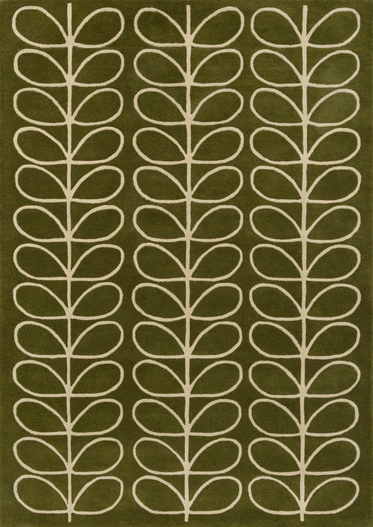 Orla Kiely Linear Stem Olive 060501 - Image 11