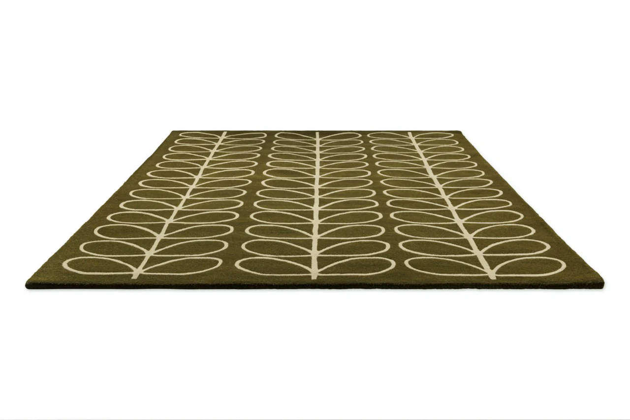 Orla Kiely Linear Stem Olive 060501 - Image 5
