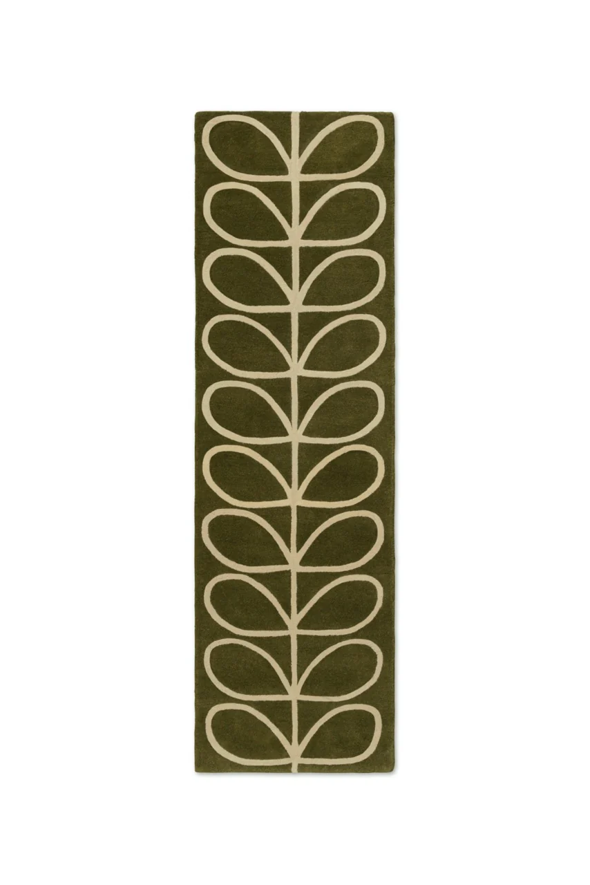 Orla Kiely Linear Stem Olive 060501 - Image 8