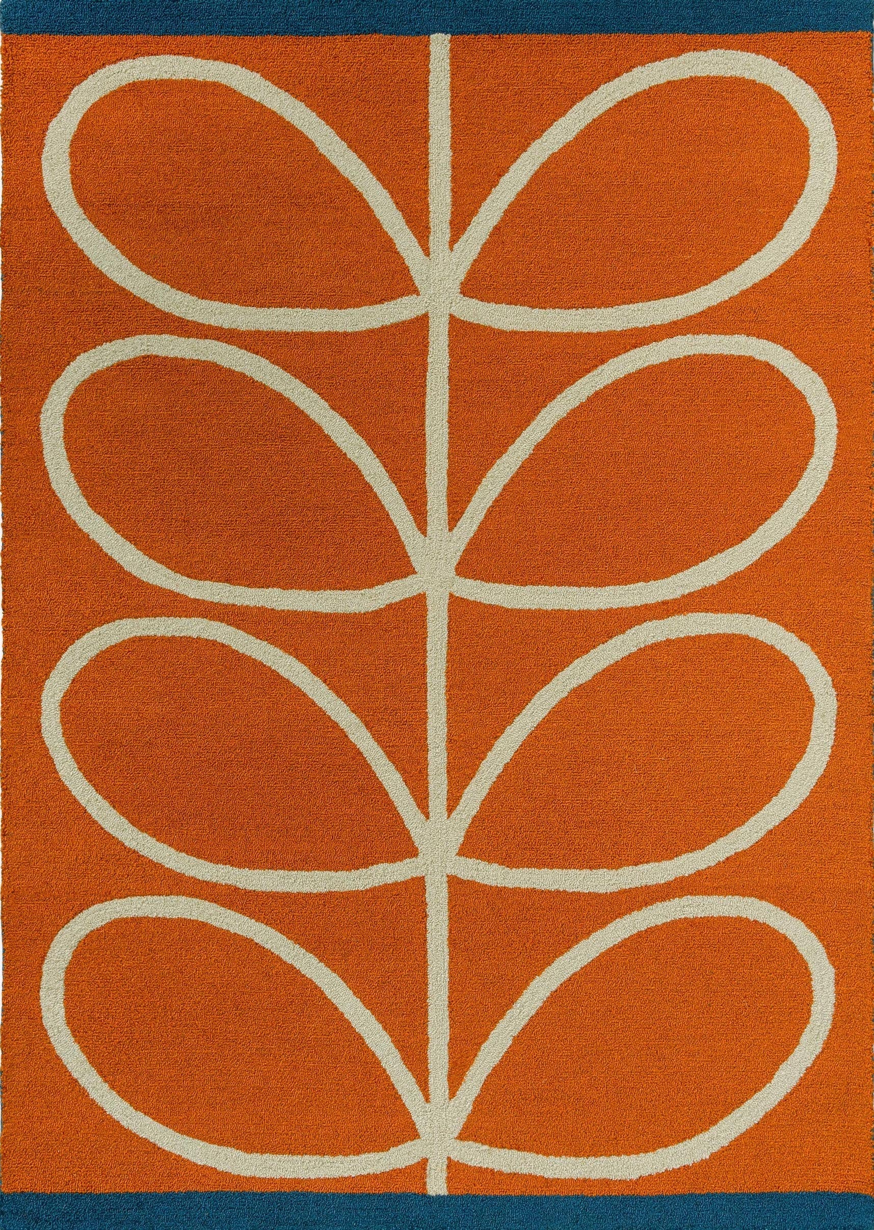 Orla Kiely Linear Stem Orange 464403 - Image 8