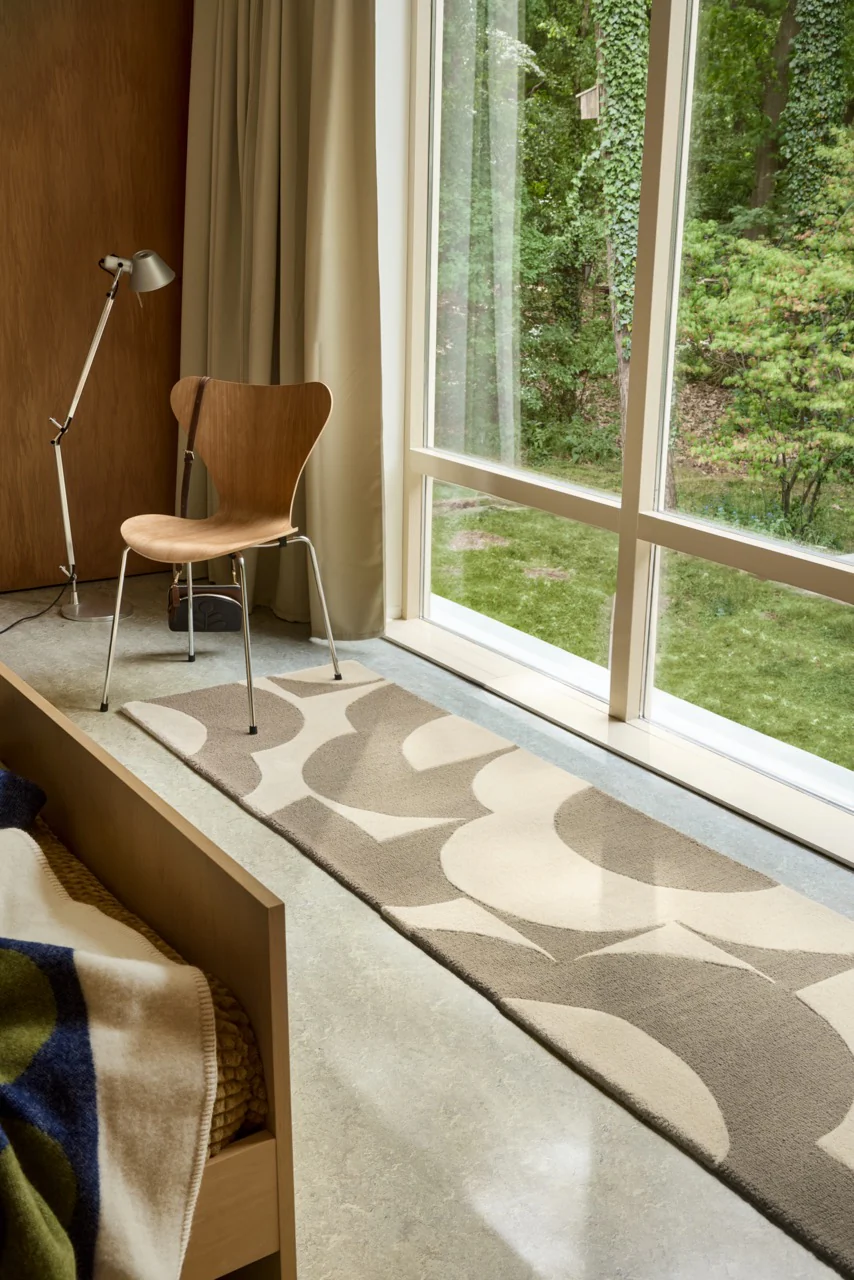 Orla Kiely Prism Flower Mushroom Ecru 158009 - Image 3