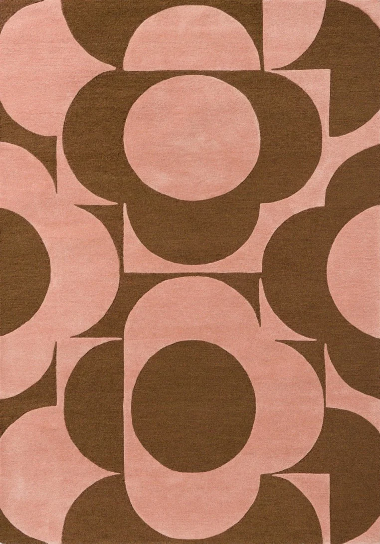 Orla Kiely Prism Flower Pink Terracotta 158002 - Image 10