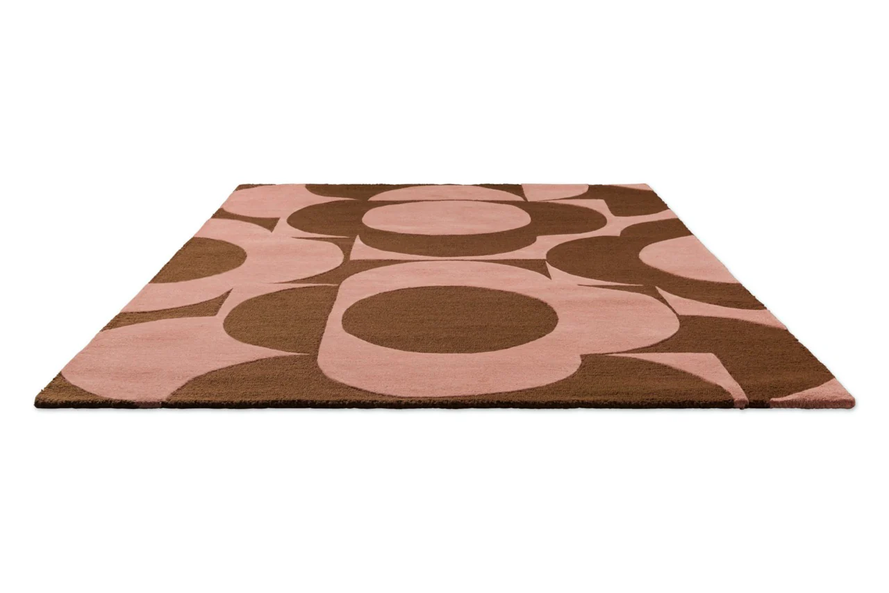 Orla Kiely Prism Flower Pink Terracotta 158002 - Image 4