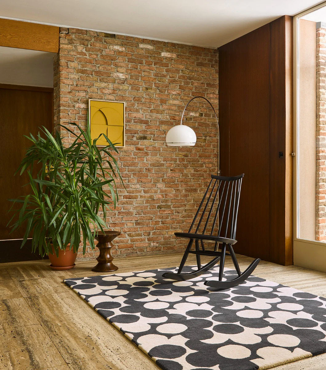 Orla Kiely Puzzle Flower Slate 60905 - Image 2